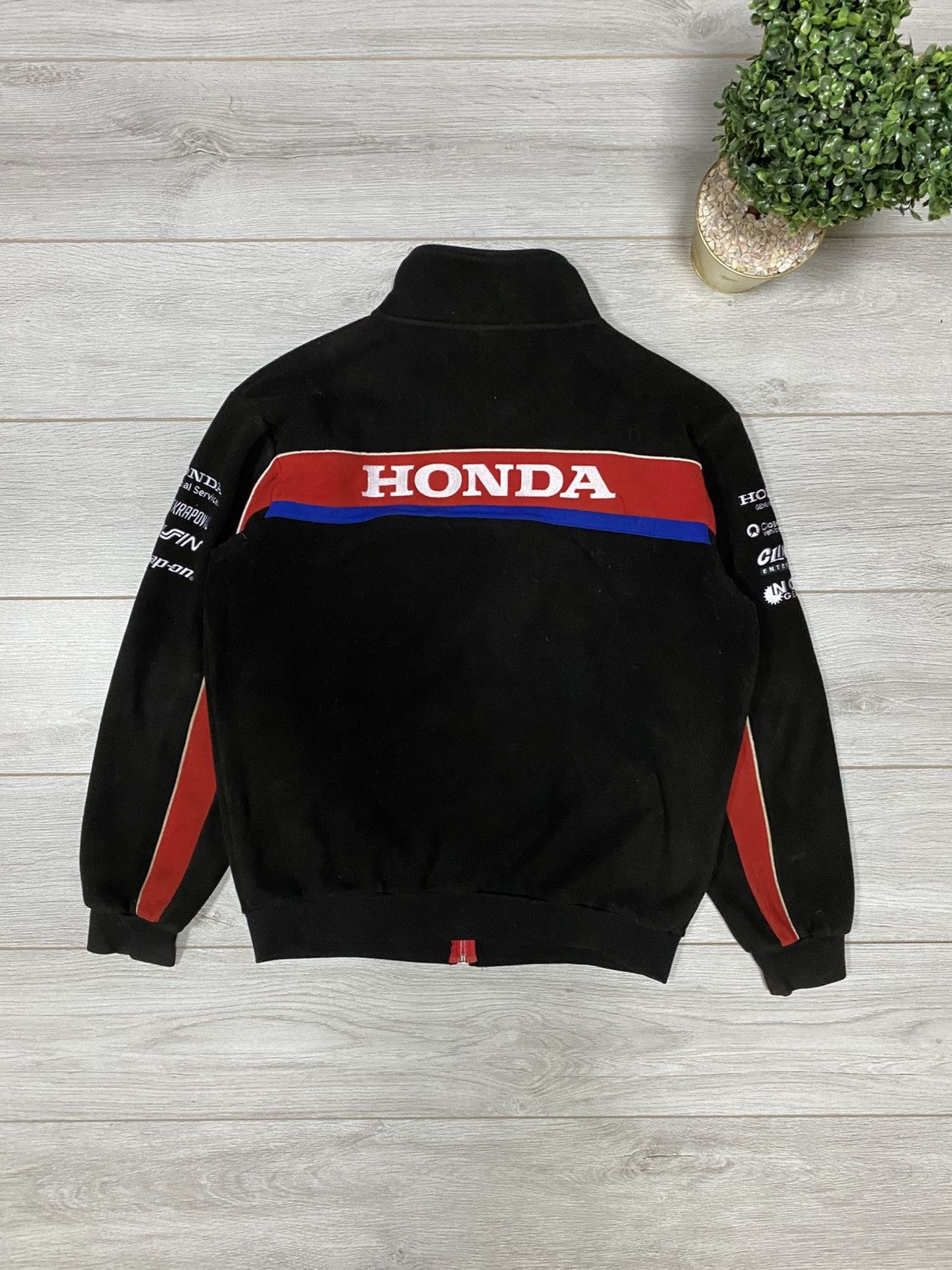 Honda Honda racing vintage fleece zip Size US XL / EU 56 / 4 - 1 Thumbnail