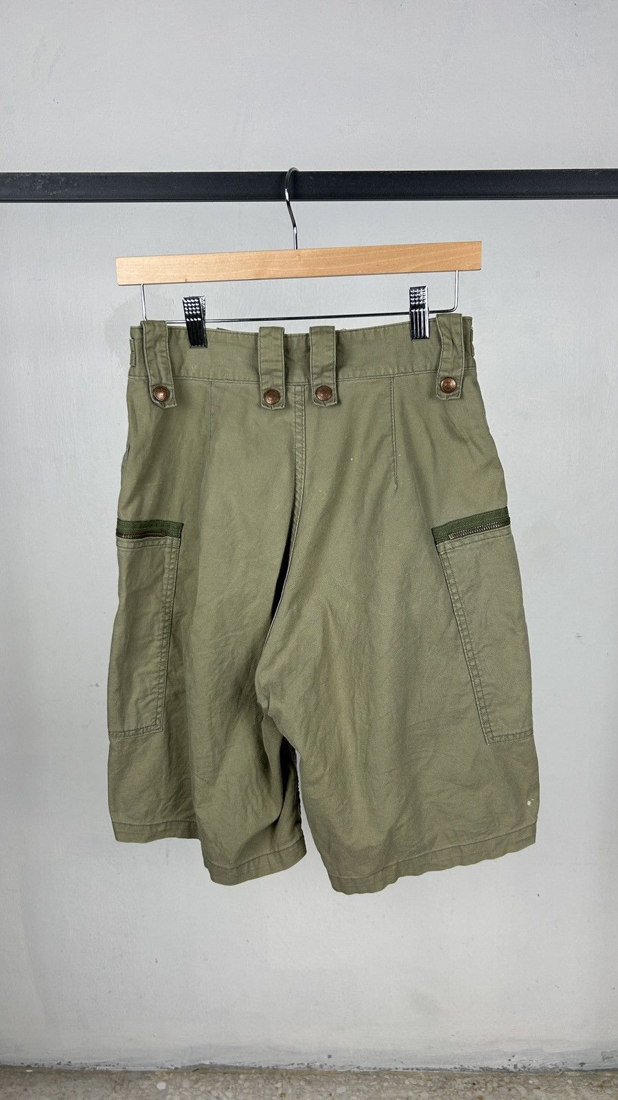 Hysteric Glamour × Japanese Brand × Vintage 1990s Hysteric Glamour - Military Shorts Size US 28 / EU 44 - 8 Thumbnail
