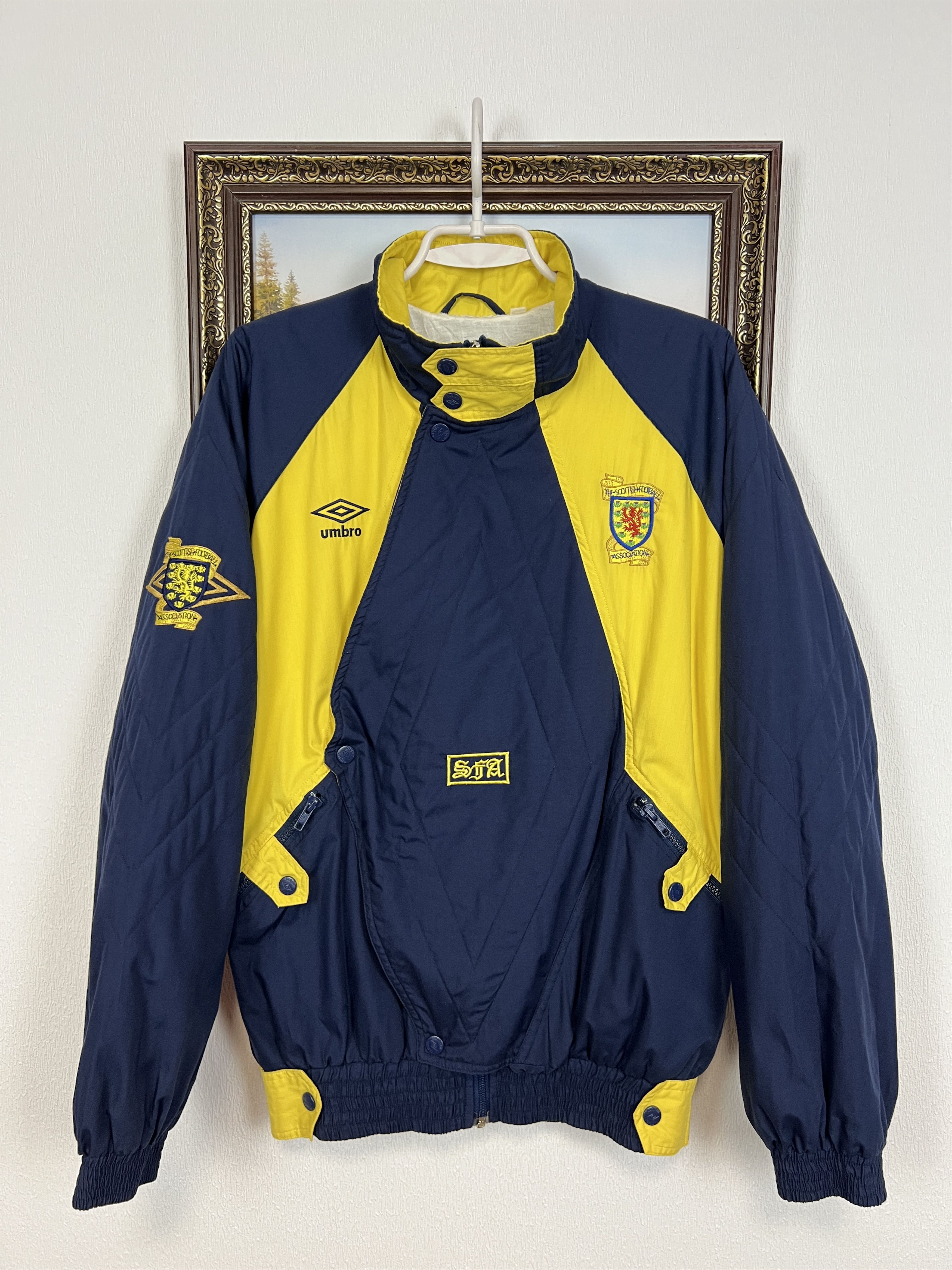Vintage Umbro Scotland Football Train Jacket Track