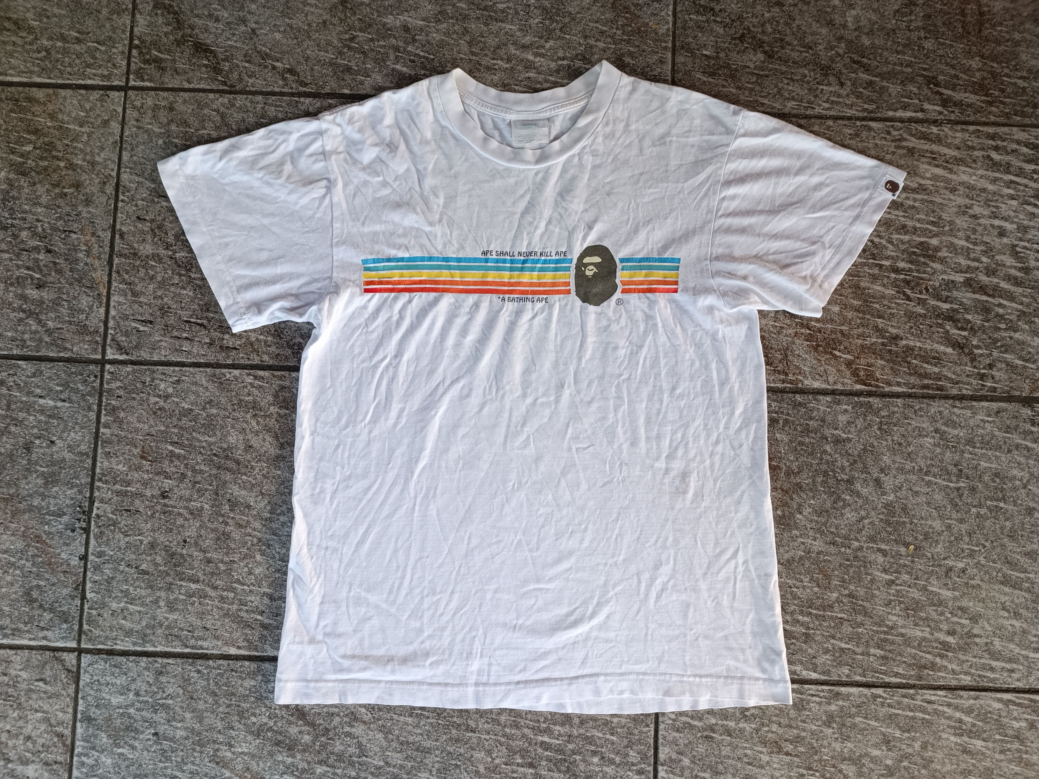 Bape vintage 90s t shirt bape very rare Size US M / EU 48-50 / 2 - 1 Thumbnail