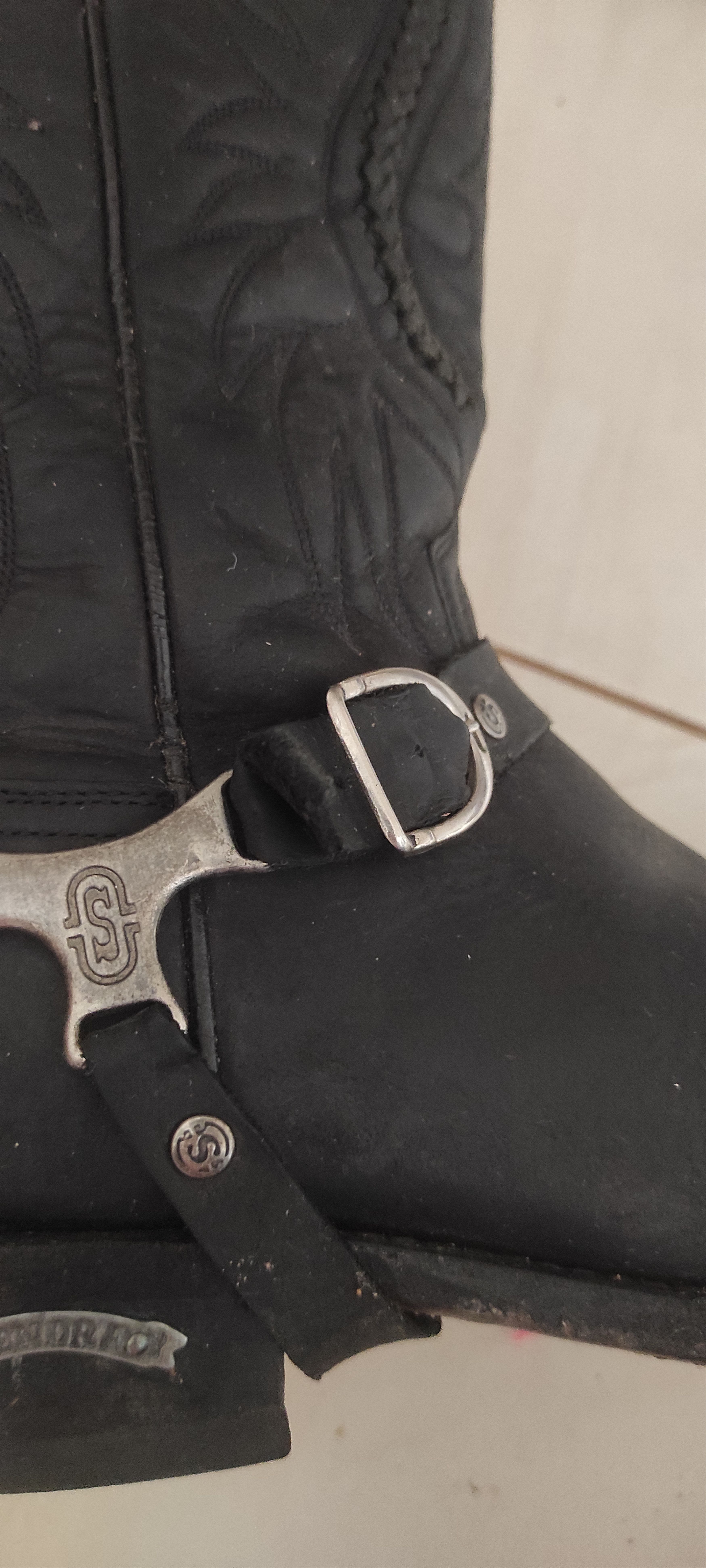 Sendra Sendra Biker Western Boots Santiags Square Toe Size US 8.5 / EU 41-42 - 12 Thumbnail