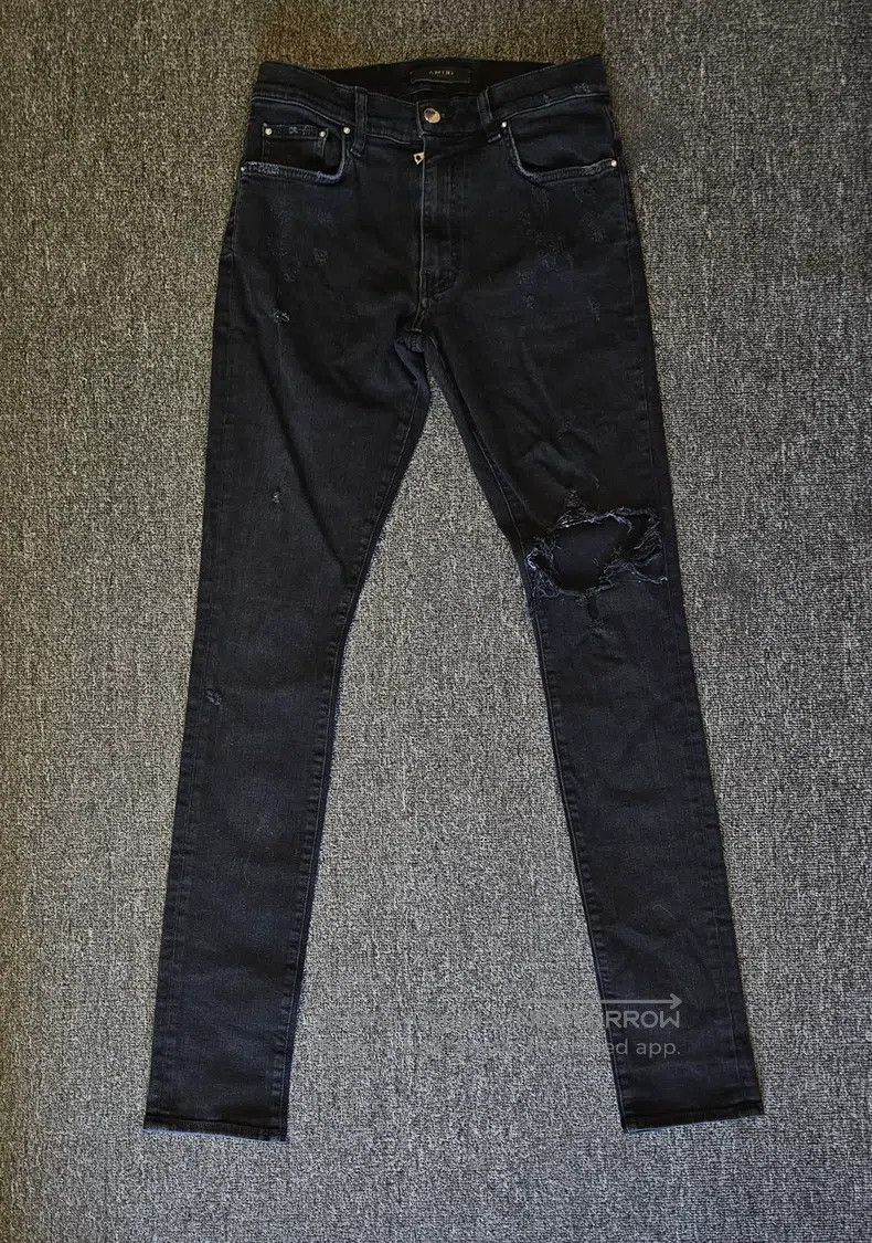 Amiri Amiri Size 31 Destroy jeans with one knee Size US 31 - 1 Thumbnail