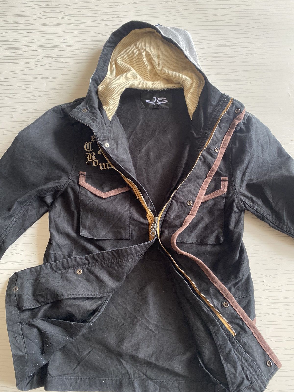 JACKROSE × Japanese Brand JACK ROSE Zipper Parka Jacket With Hoodie Size US XL / EU 56 / 4 - 13 Thumbnail