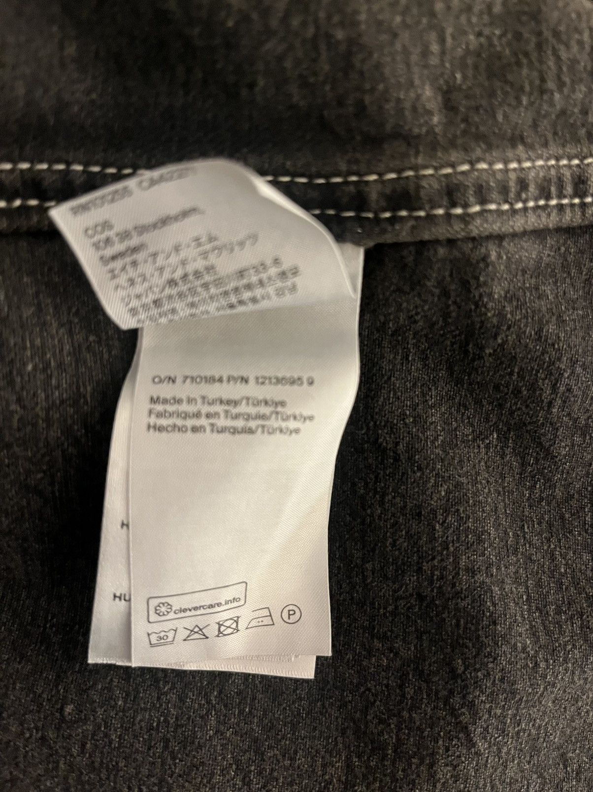 Cos COS Black Denim Jacket - Size Small #denim Size US S / EU 44-46 / 1 - 6 Thumbnail