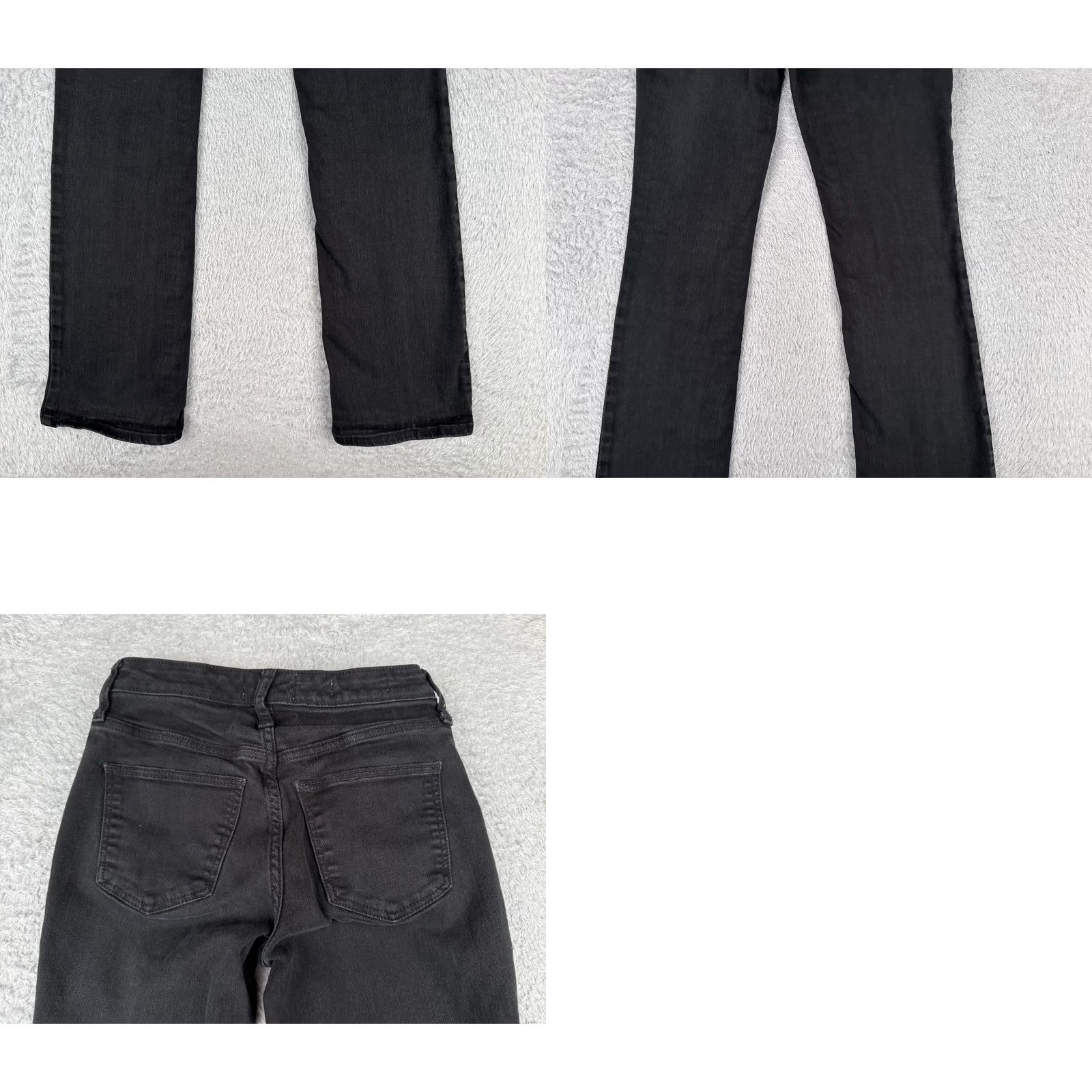 Vintage Universal Thread Jeans Women 00 Black Denim Bootcut Jeans Mid Rise 5-Pocket Cotton Cotton 24x29 Black Women Jeans 00 Regular Size 24" / US 00 / IT 34 - 10 Thumbnail