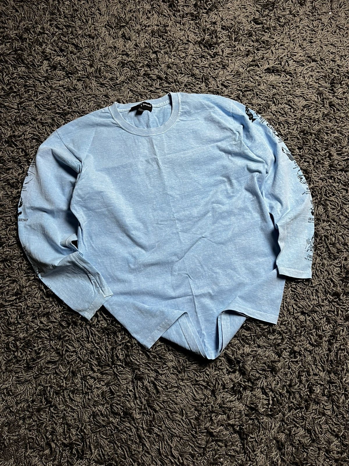 Girl Skateboards New Girl Order Retro Space Astrology Graphic Longsleeve Blue Size US M / EU 48-50 / 2 - 7 Thumbnail