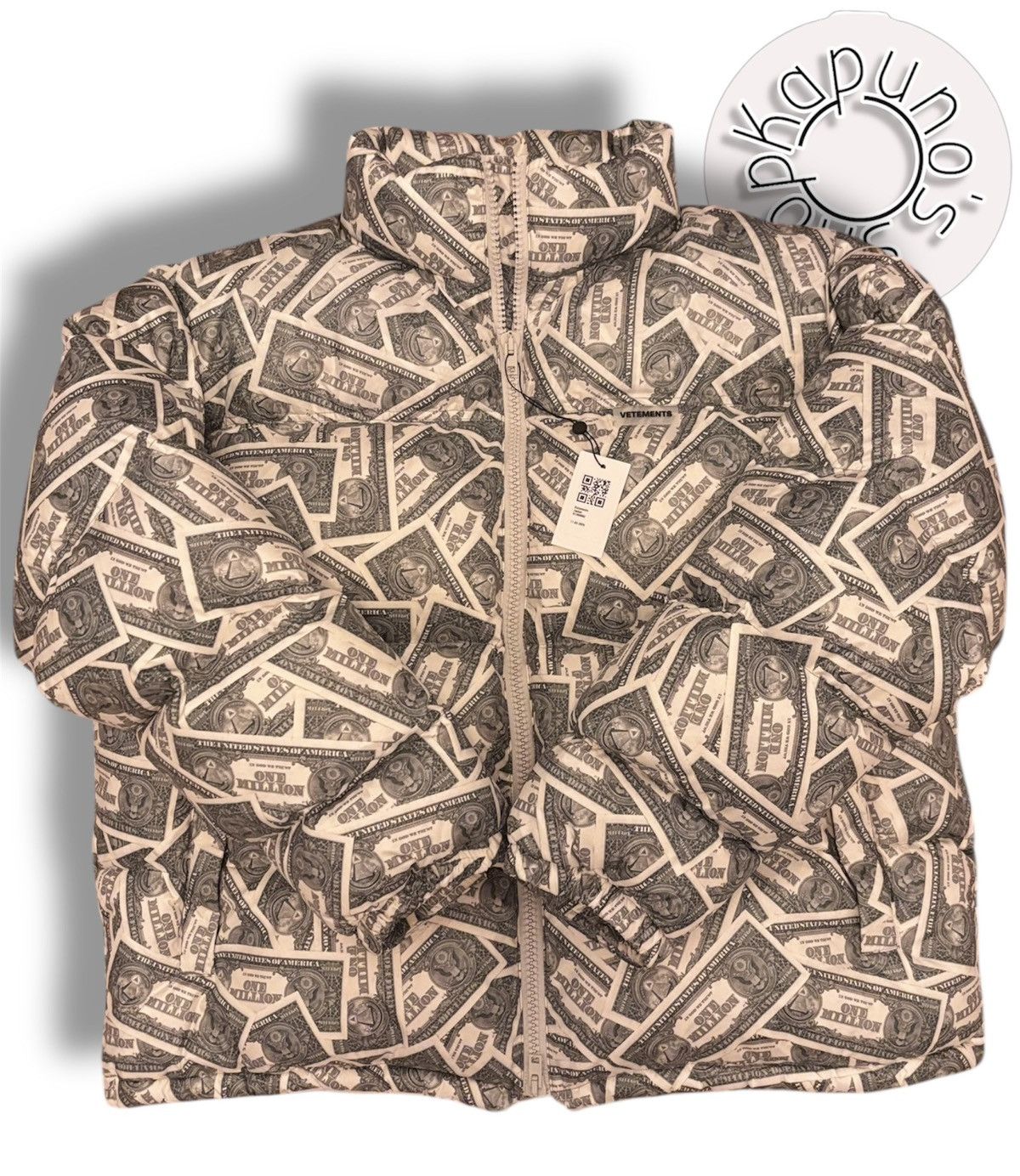 Vetements Vetements Million Dollar Puffer Jacket Size US S / EU 44-46 / 1 - 2 Thumbnail