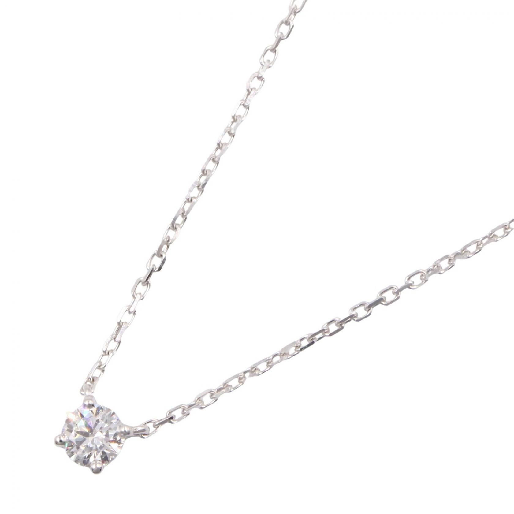 Cartier Cartier Cartier 1895 Solitaire Au750 Diamond Necklace Precious Metal Necklace DUTY FREE for USA Size ONE SIZE - 1 Thumbnail