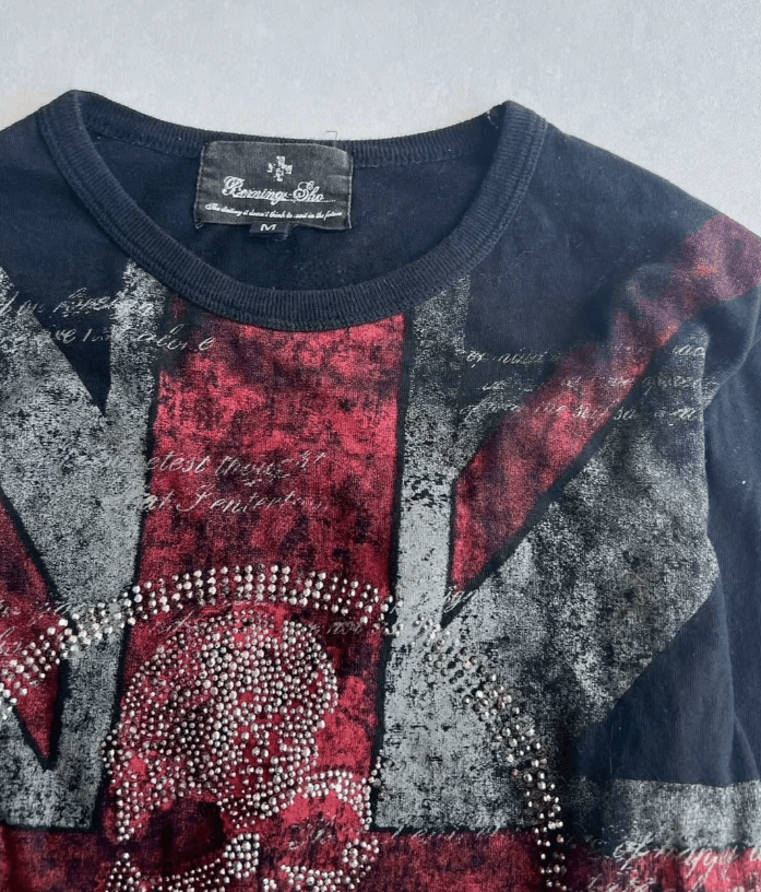 Japanese Brand Retro British Flag Printing Skull Size US S / EU 44-46 / 1 - 6 Thumbnail