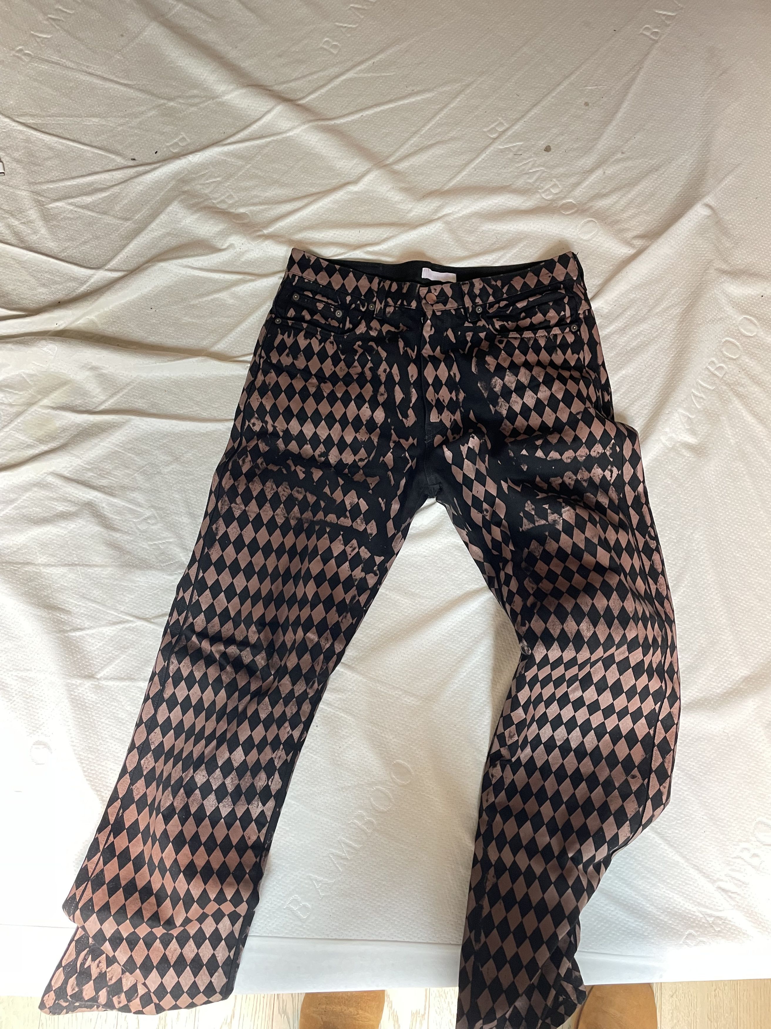 Maximilian Davis Maximilian Davis Harlequin Jeans Size US 34 / EU 50 - 3 Thumbnail