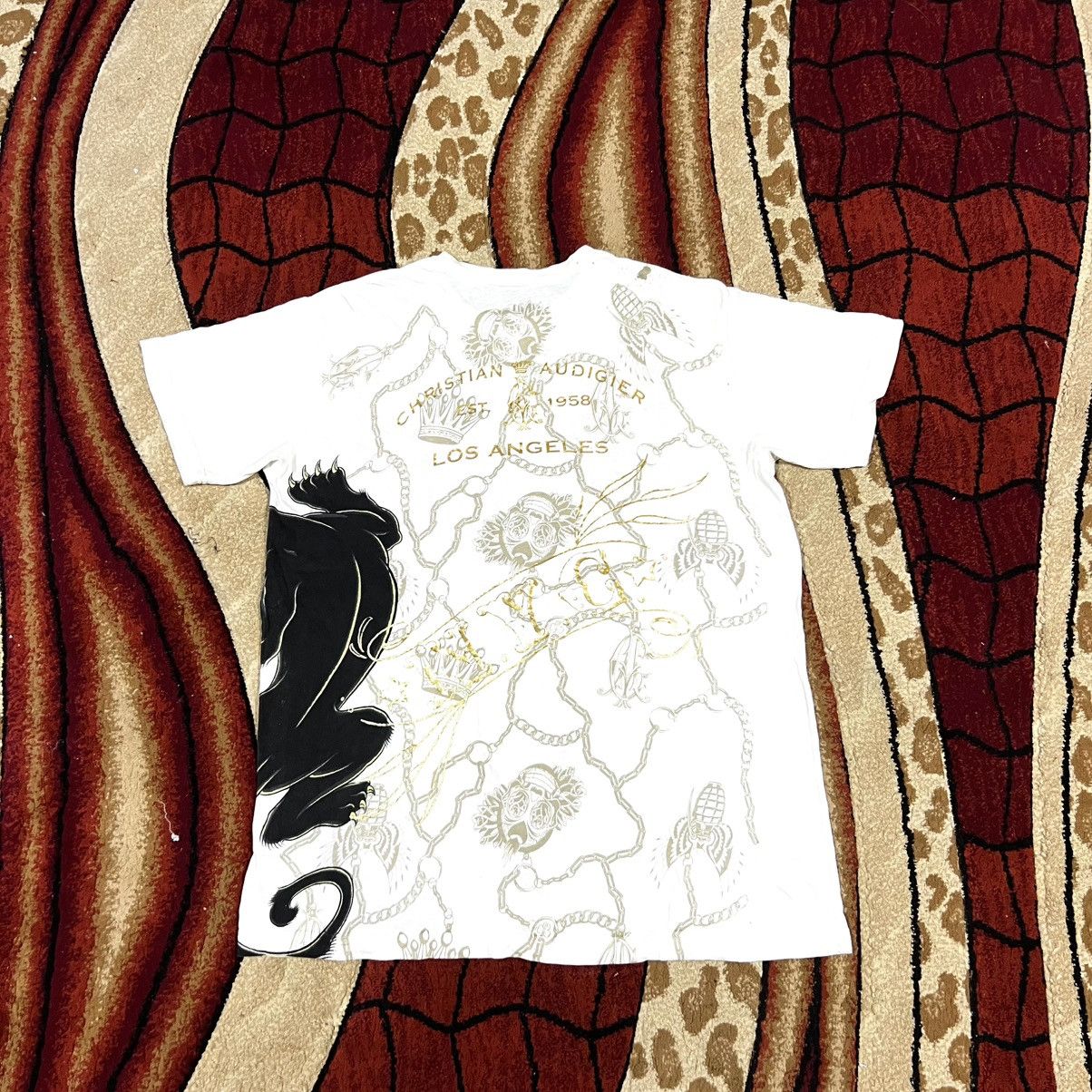 Christian Audigier Vintage Christian Audigier Limited Edition Rare T Shirt Size US XL / EU 56 / 4 - 4 Thumbnail