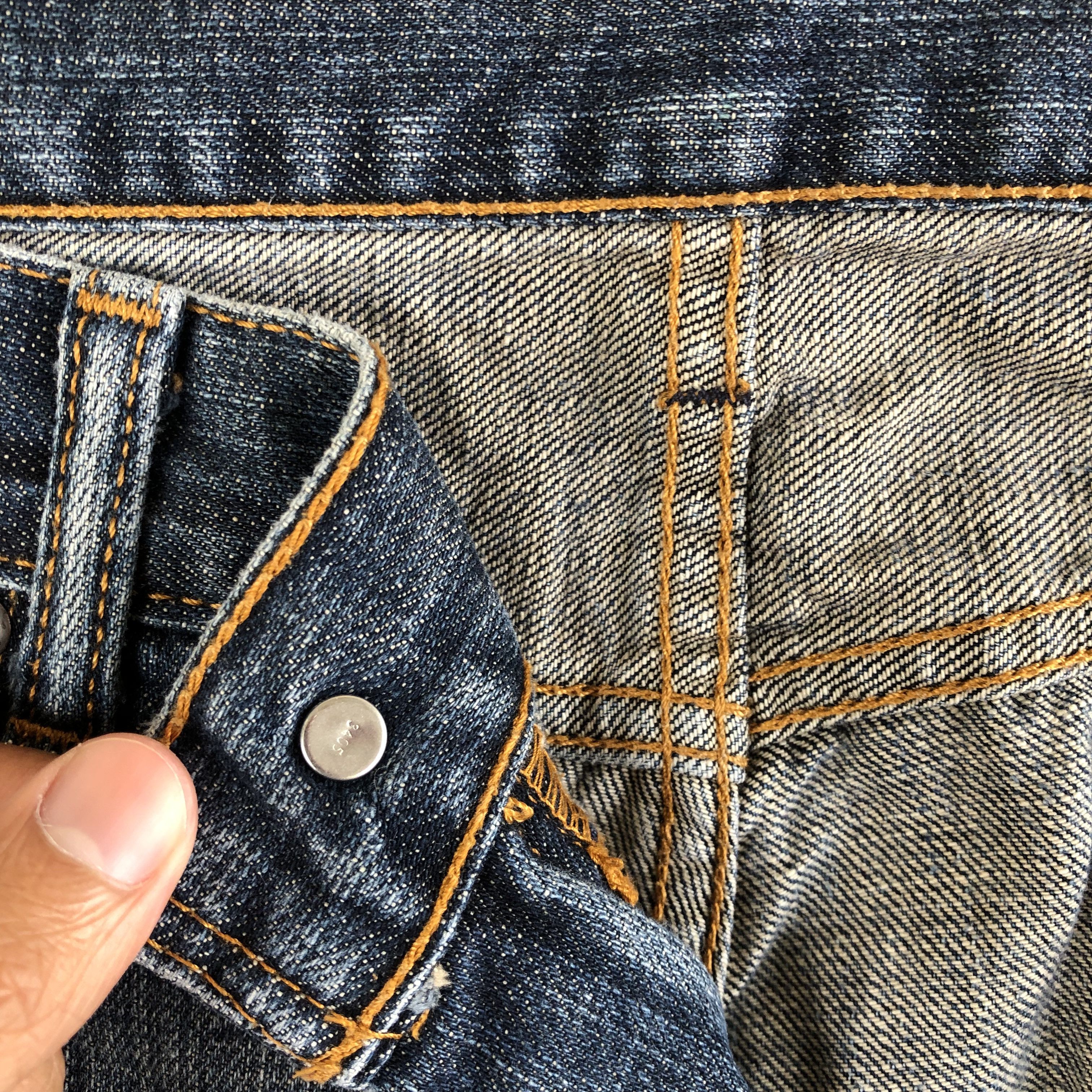 Levi's Vintage Levi's Baggy Jeans Levis Dark Blue Wash Denim Pants Size US 34 / EU 50 - 5 Thumbnail