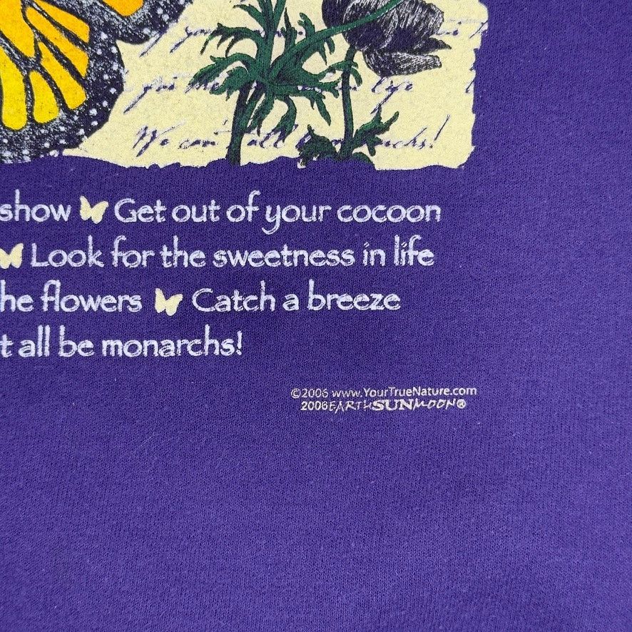 Gildan × Vintage Vintage Advice From Butterfly Reelfoot Tennessee Sweatshirt Size US L / EU 52-54 / 3 - 5 Thumbnail
