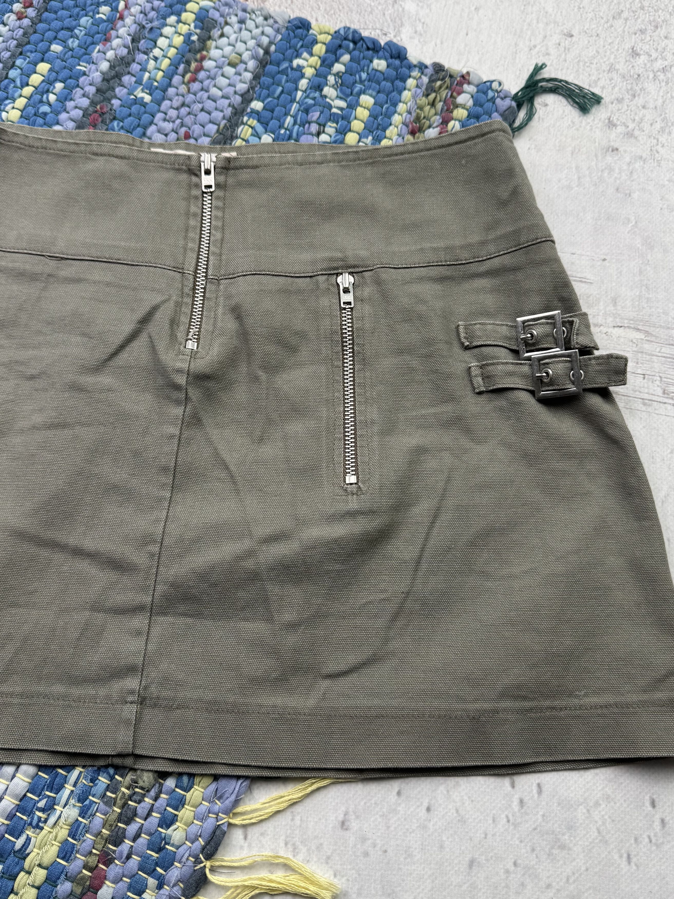 Vintage Vintage Mini Skirt A707D15(411) Size 25" / US 0 / IT 36 - 3 Thumbnail