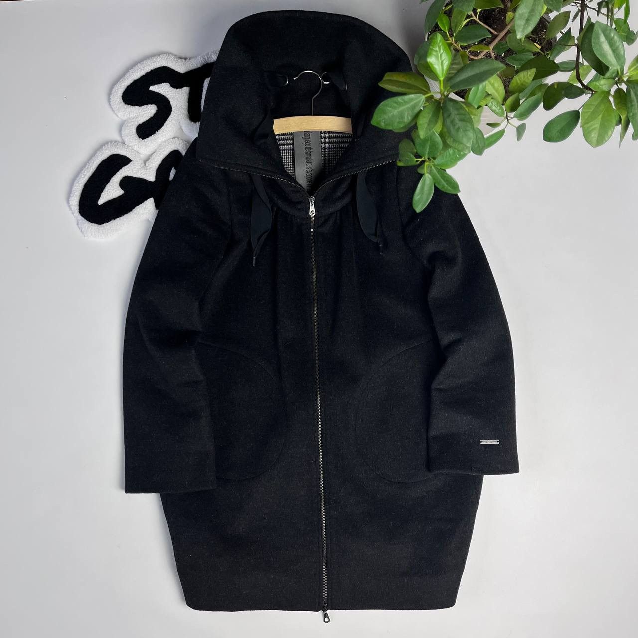 Cop Copine × Designer Womens Cop Copine Paris Designer Wool Coat Lampo Size 38 Size XS / US 0-2 / IT 36-38 - 4 Thumbnail