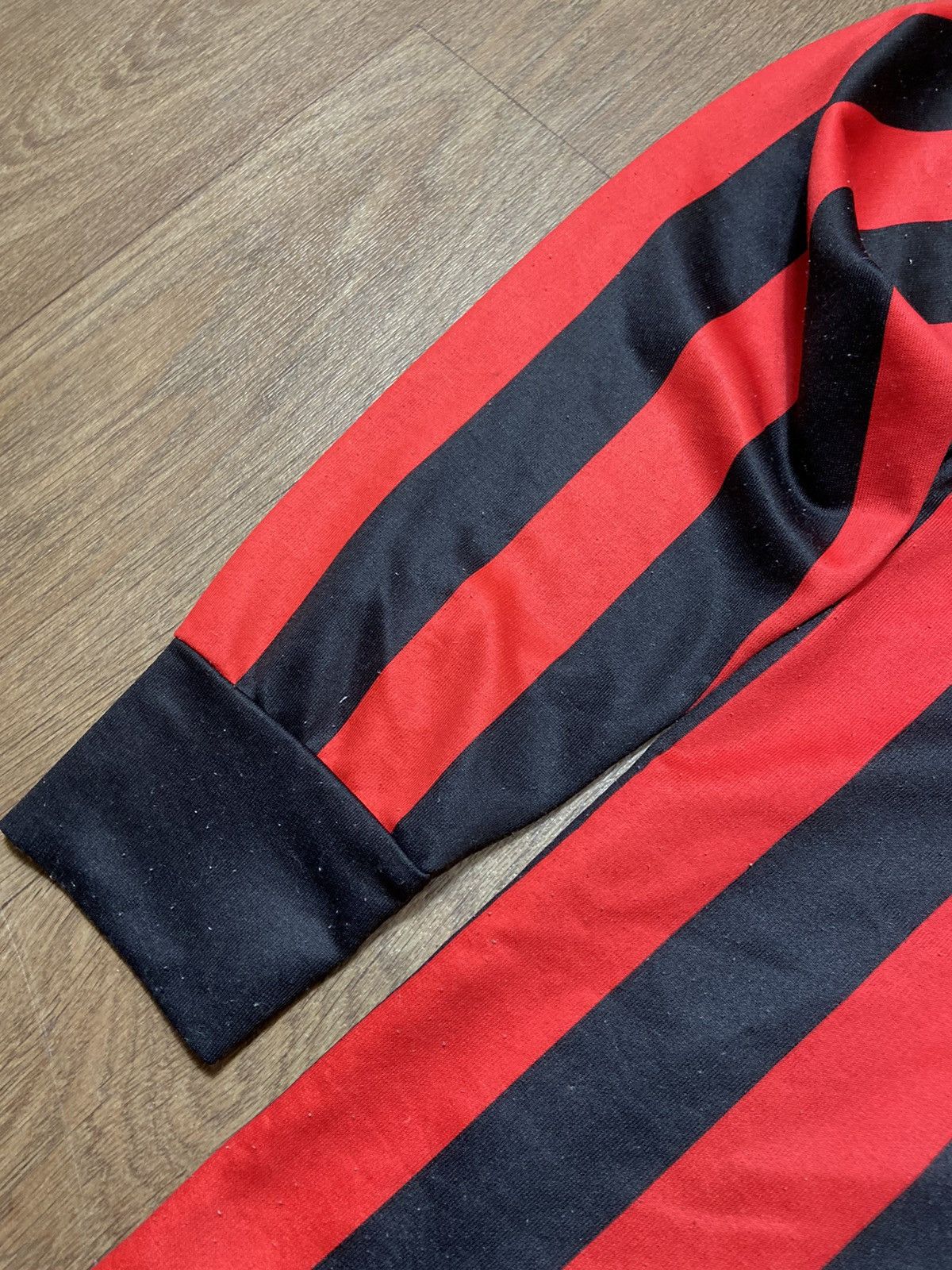Vintage AC MILAN 90/91 ITALIA SOCCER FOOTBALL JERSEY #7 BLOCK CORE Size US L / EU 52-54 / 3 - 3 Thumbnail