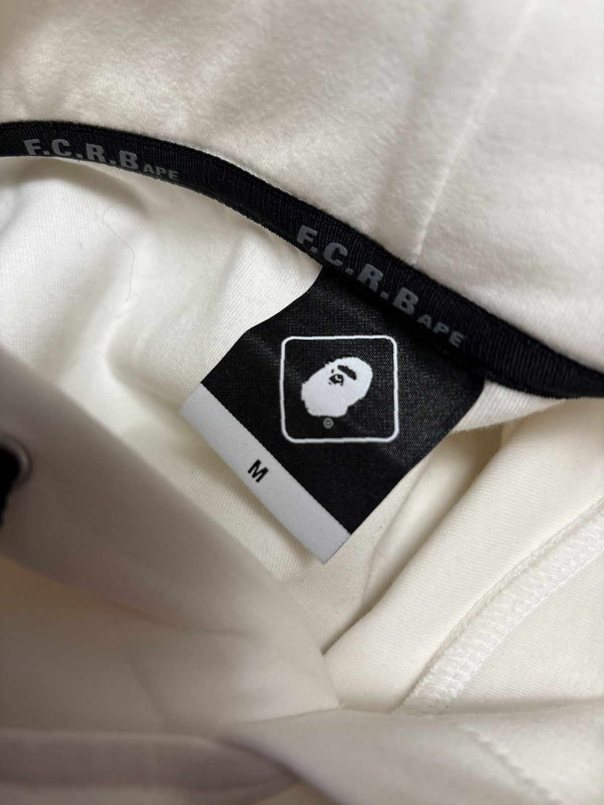 Bape White F.C.R.Bape Hoodie Size US M / EU 48-50 / 2 - 3 Thumbnail