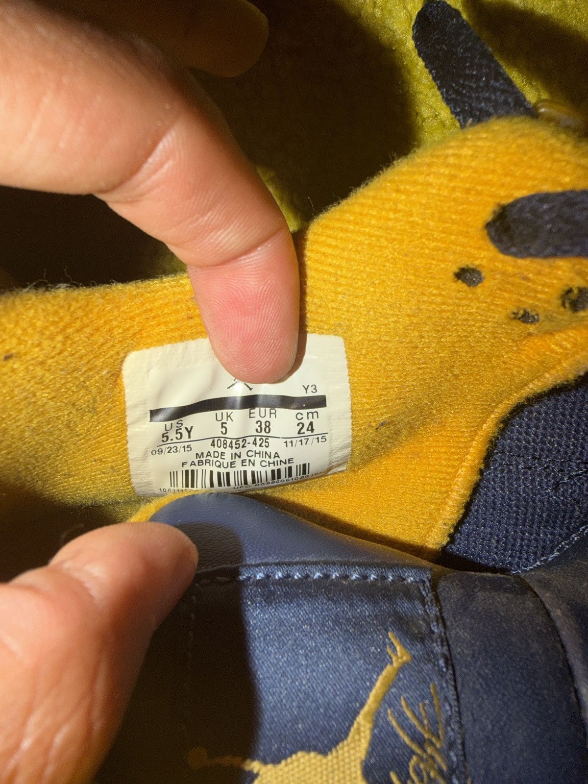 Jordan Brand Air Jordan 4 Retro GS 'Dunk From Above' Size US 5.5 / EU 38 - 6 Thumbnail