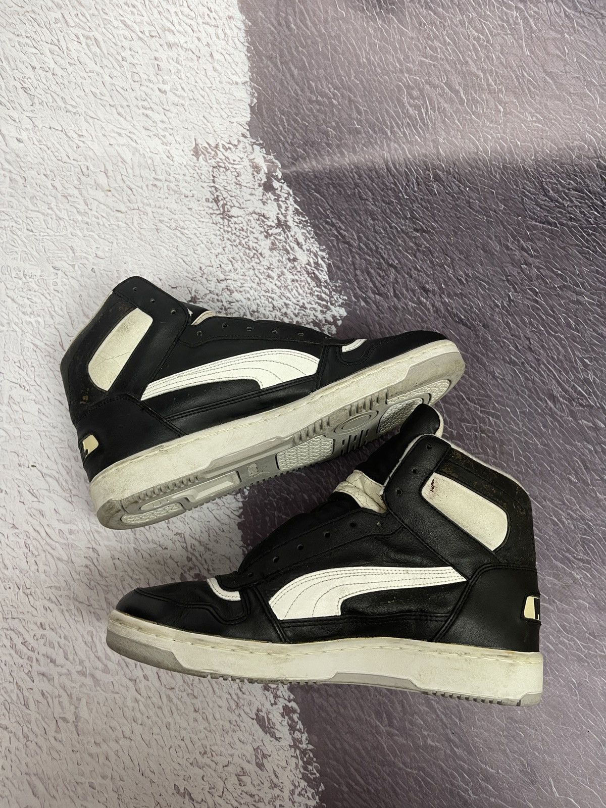 Puma Puma x Ralph Sampson vintage 80s 90s rare high top sneakers Size US 11.5 / EU 44-45 - 4 Thumbnail