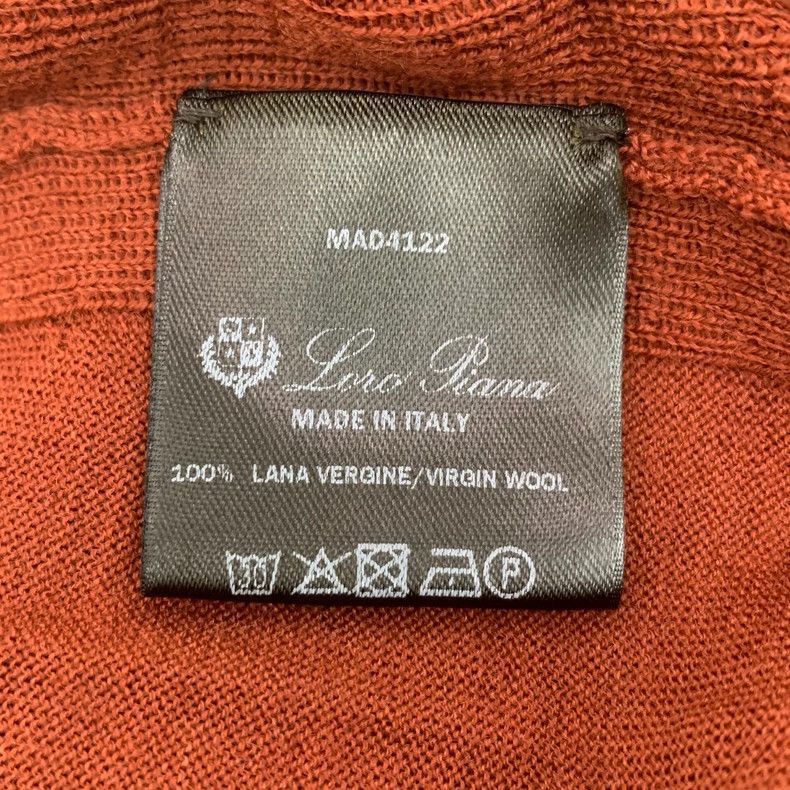 Loro Piana Loro Piana Brown V-Neck Cardigan Sweater- Size US M / EU 48-50 / 2 - 8 Thumbnail