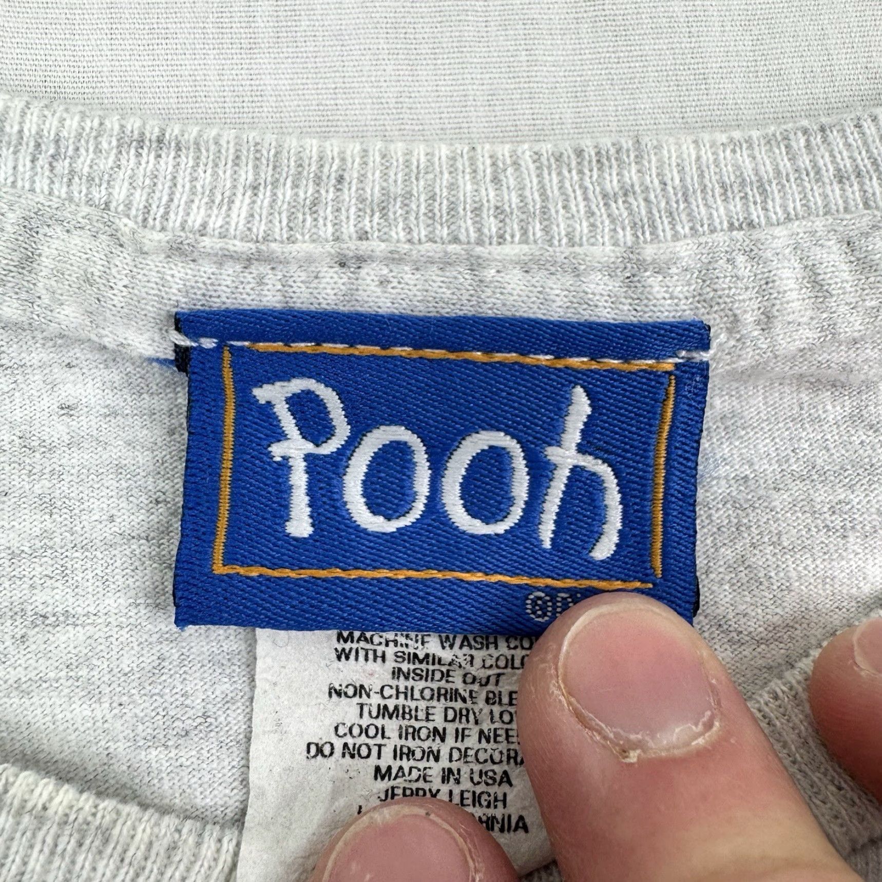 Disney Vintage Winnie The Pooh T-Shirt Womens XL Gray 90s Disney Oversized Casual Size XL / US 12-14 / IT 48-50 - 5 Thumbnail