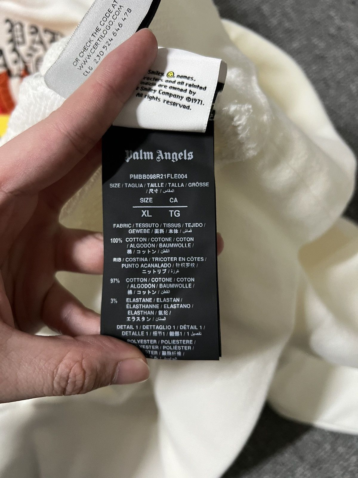 Palm Angels 「retail💲935」Brand new palm angels x smiley burning hoodie Size US XL / EU 56 / 4 - 10 Thumbnail