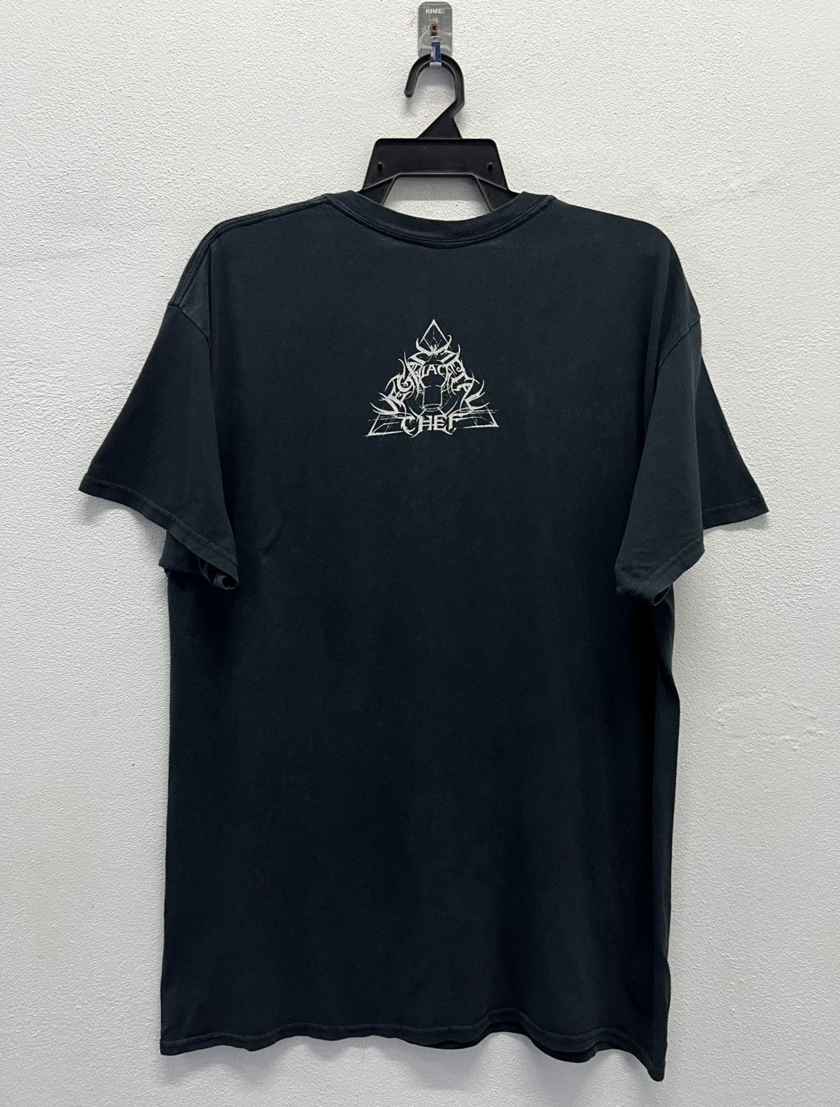 Band Tees × Vintage VINTAGE VEGAN BLACK METAL CHEF SHIRT Size US L / EU 52-54 / 3 - 2 Thumbnail