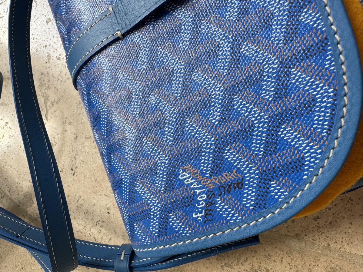 Goyard Authentic - GOYARD BELVEDERE II SKY BLUE PM MESSENGER BAG Size ONE SIZE - 16 Thumbnail