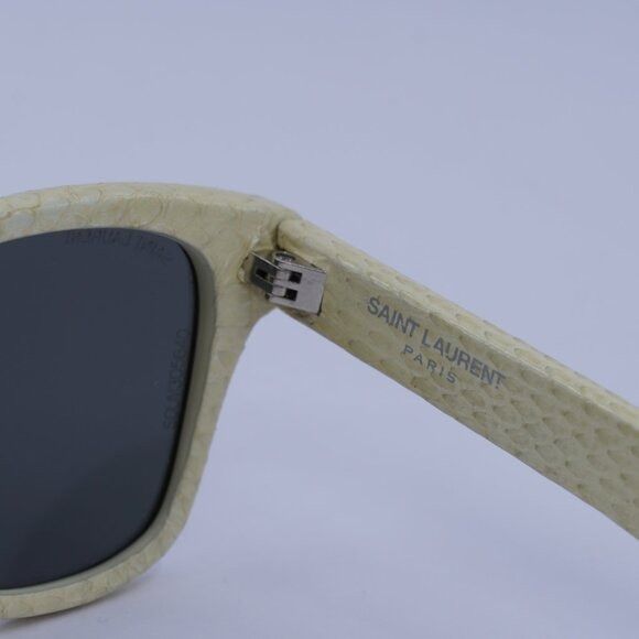 Saint Laurent Paris Saint Laurent SL51 037 Sunglasses Ivory Square Frame Size ONE SIZE - 8 Thumbnail