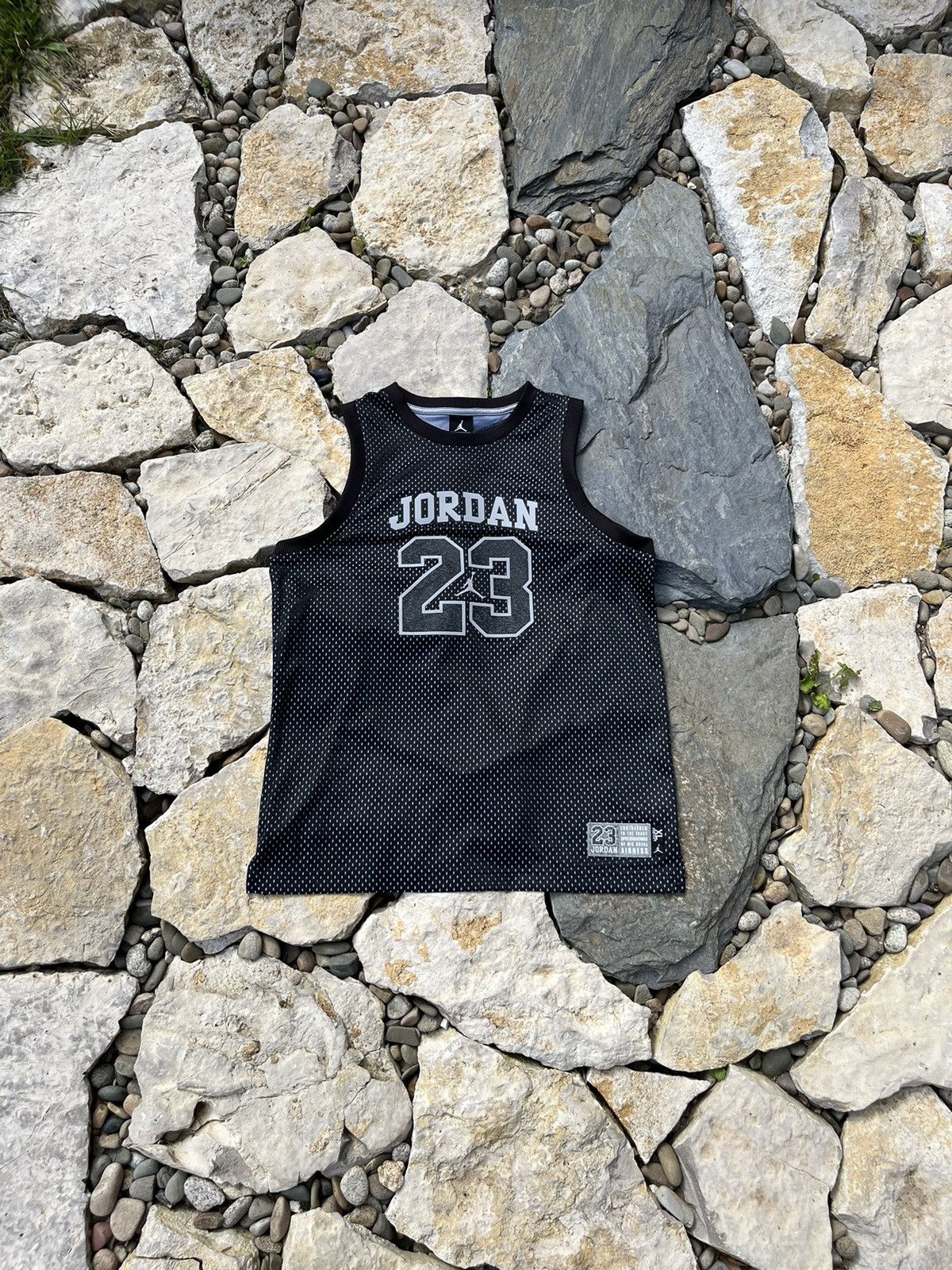 Vintage Nike Michael Jordan #23 jersey tank top tee y2k NBA