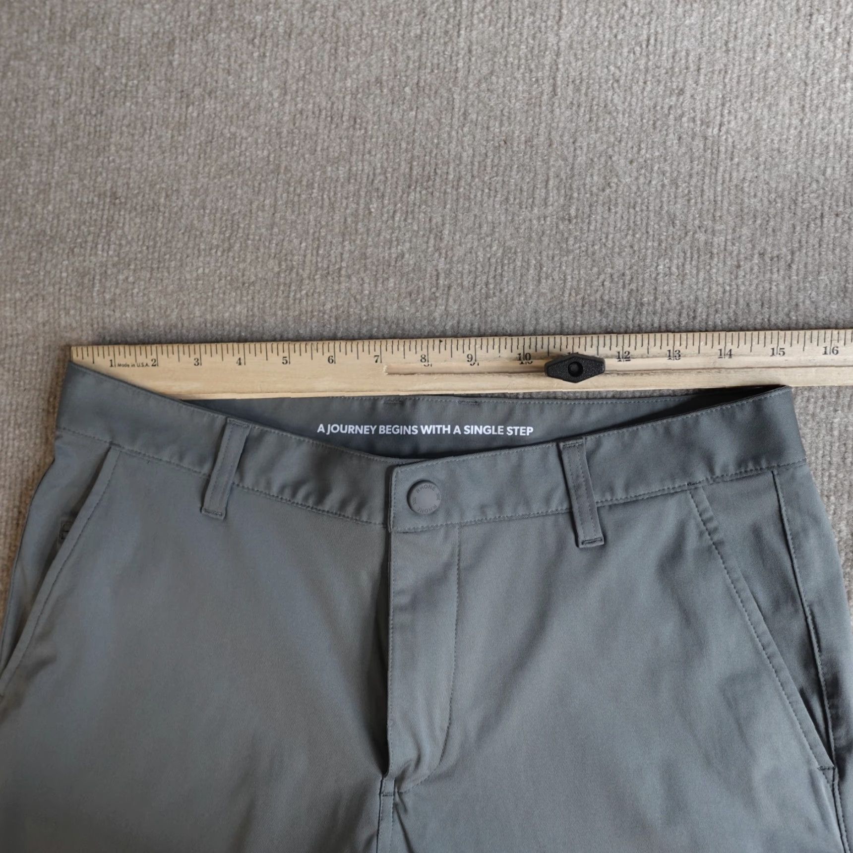Rhone Rhone Pants Slim Fit 30 x 28 Gray Chino Men Size US 31 - 4 Thumbnail