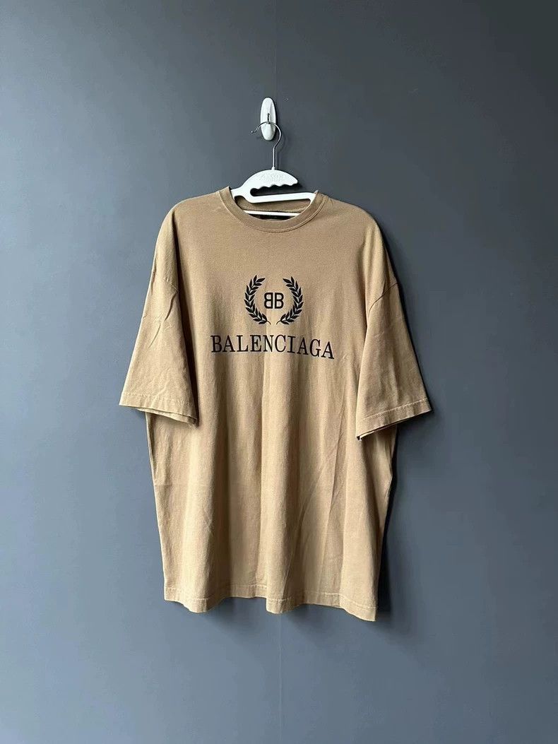 Balenciaga Khaki wheat-ear short sleeves 2503-Nextarrow