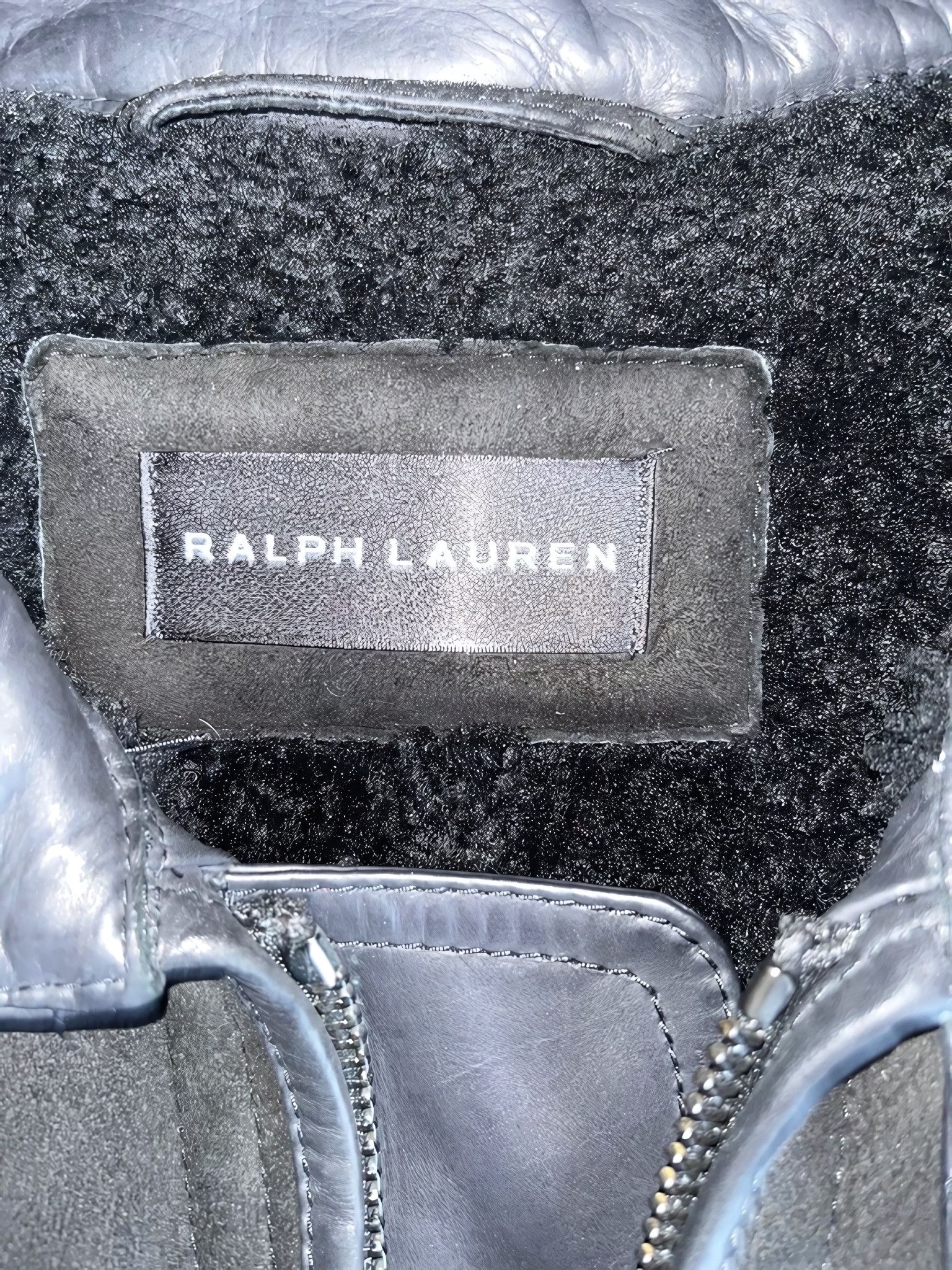 Ralph Lauren Black Label LAMB FUR SHEARLING CALFSKIN SUEDE LEATHER BOMBER JACKET Size US S / EU 44-46 / 1 - 7 Thumbnail