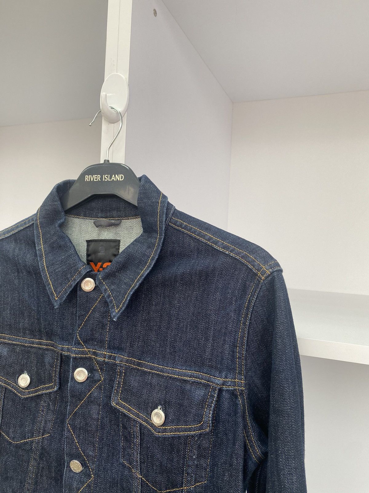 Vintage × Y-3 × Yohji Yamamoto Vintage Y-3 Women’s Denim Jeans Jacket Size L / US 10 / IT 46 - 6 Thumbnail