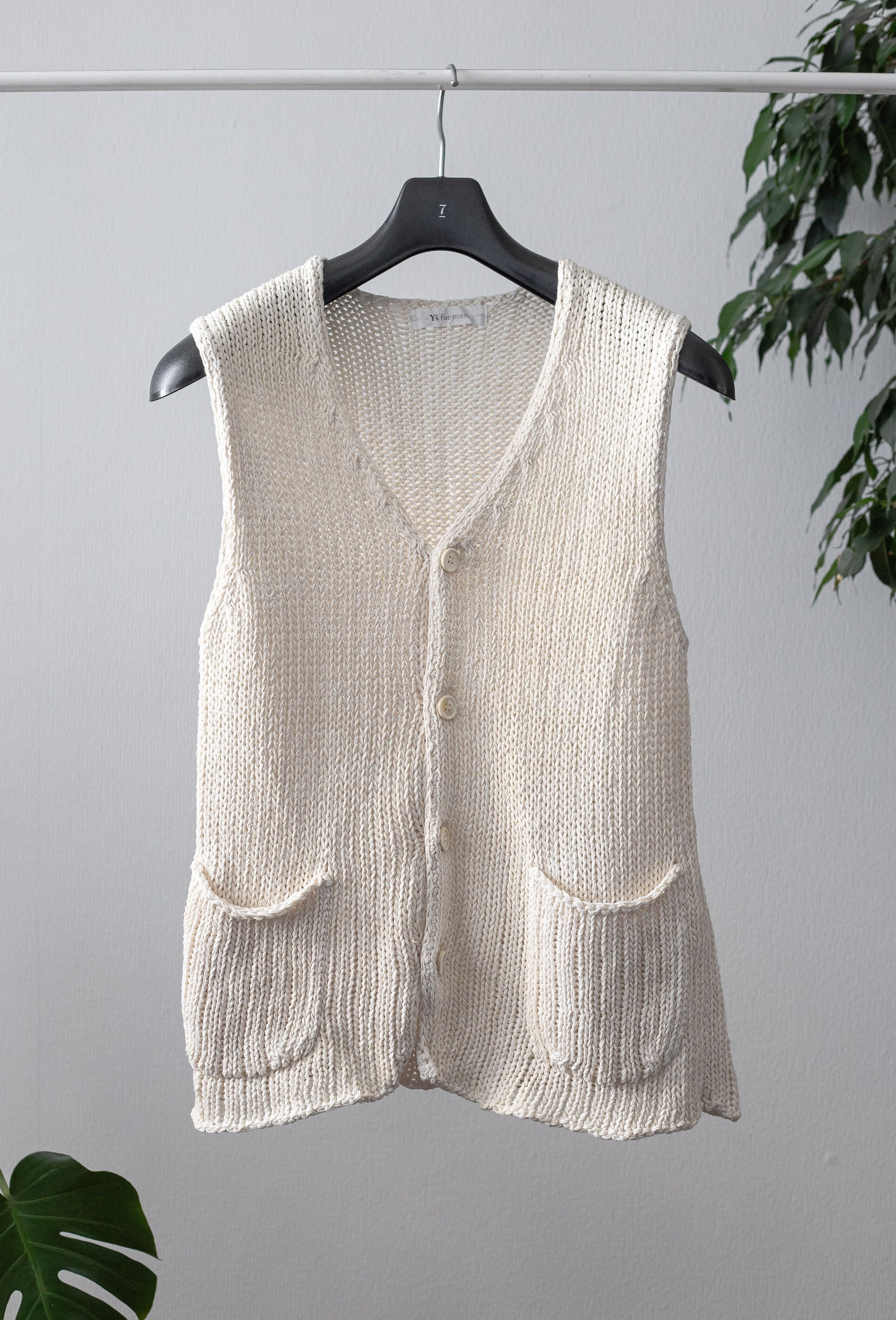 Yohji Yamamoto × Ys For Men cotton knit vest | Grailed Yohji Yamamoto × Ys For Men cotton knit vest | Grailed