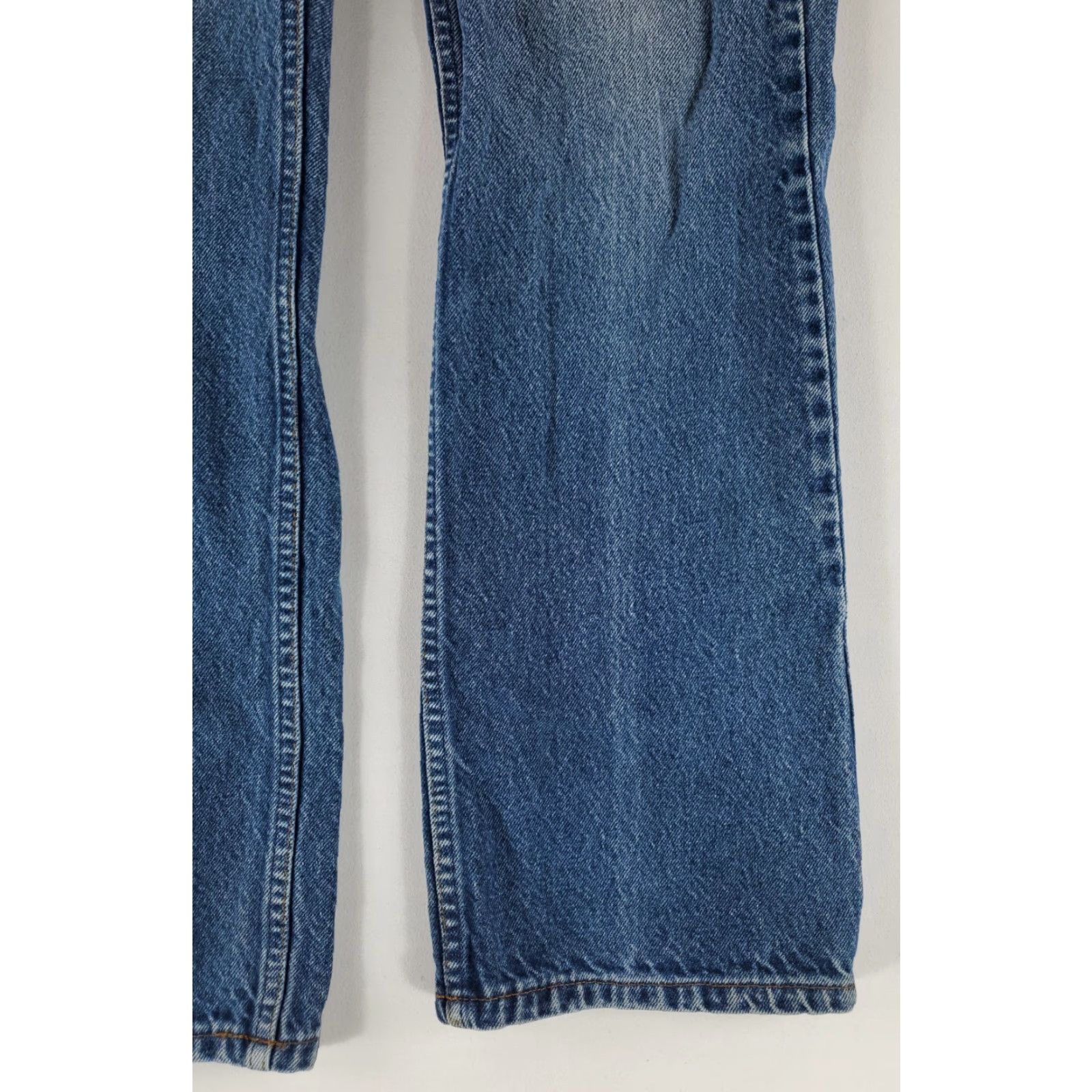 Levi's VINTAGE Levi's 517 VTG 90s Jeans Blue Whiskering Orange Tab Mens 34x31 33x30 Actual Bootcut Mens Blue 517 VTG 90s Jeans Size US 33 - 7 Thumbnail