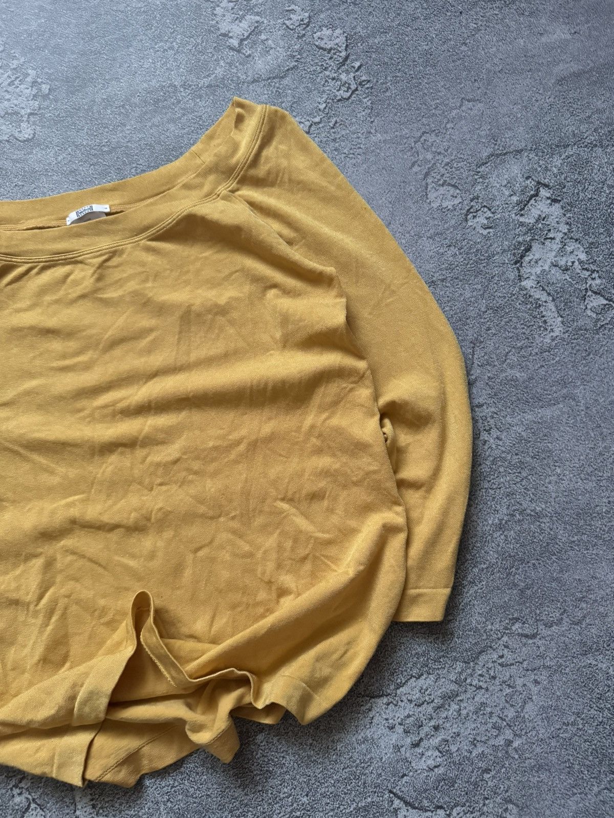 Designer × Wolford Wolford S yellow top long sleeve top tee T-shirt blouse tank Size S / US 4 / IT 40 - 3 Thumbnail