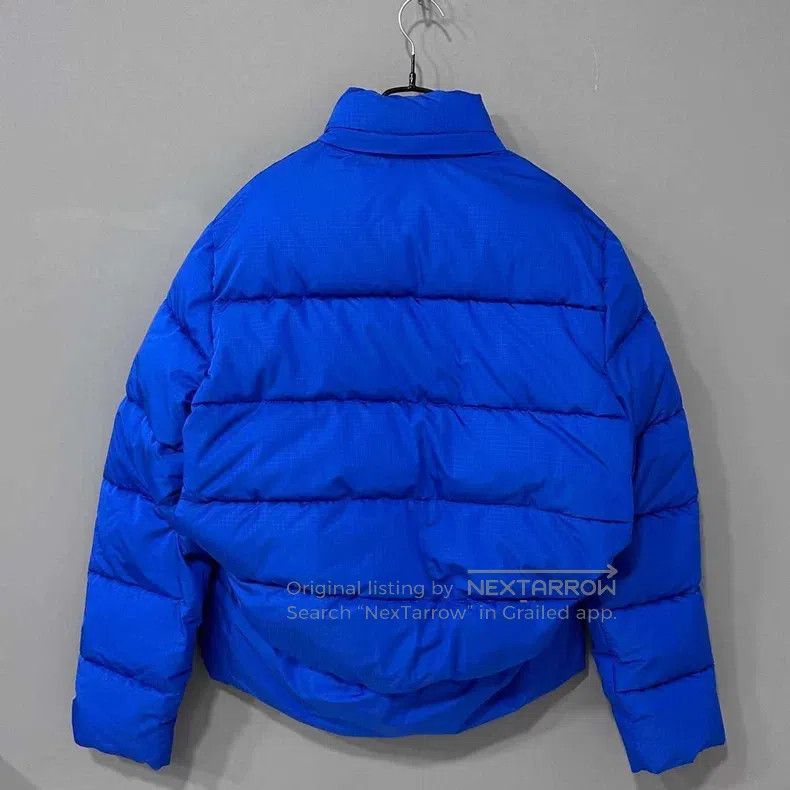 Balenciaga Balenciaga Klein Blue Small Logo Puffer Jacket Size M / US 6-8 / IT 42-44 - 3 Thumbnail