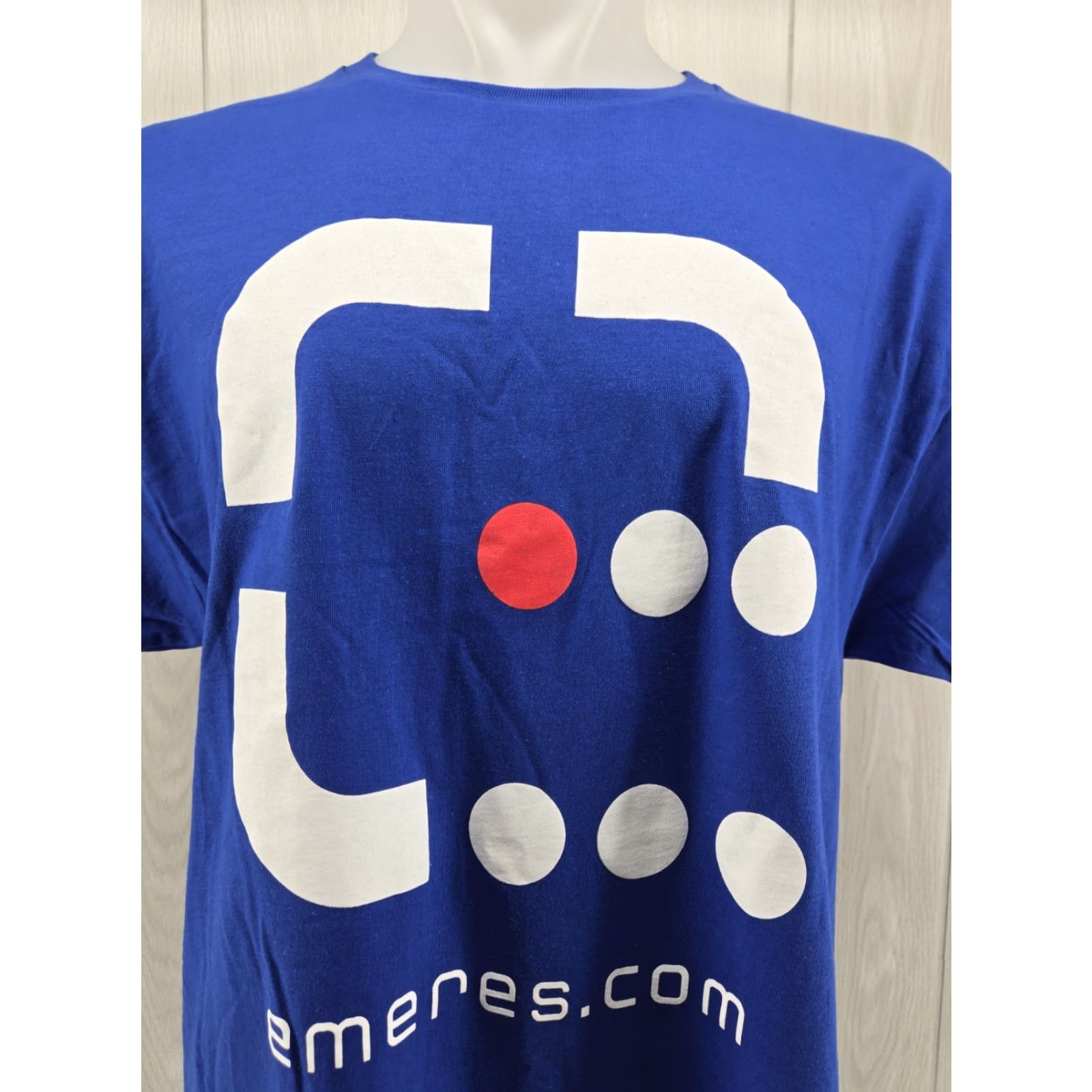 Hanes Emeres Men's T Shirt Size Large Blue Short Sleeve Regular Fit Hanes Shirt Mens L Blue 90s? Size US L / EU 52-54 / 3 - 4 Thumbnail