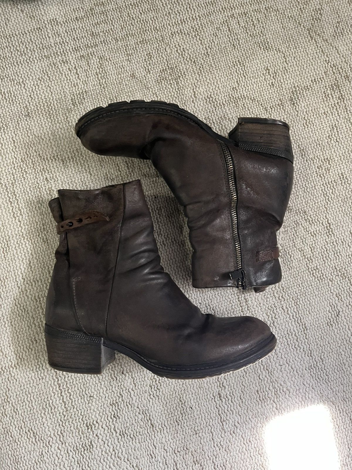 A.S.98 A.S. 98 Heel leather boots brown Size US 8 / EU 41 - 1 Thumbnail