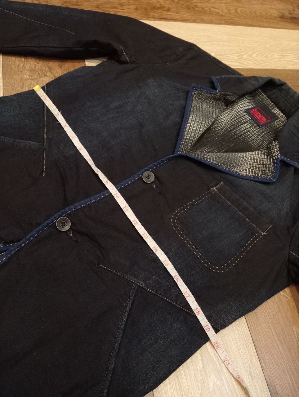 Marithe + Francois Girbaud MARITHE FRANCOIS GIRBAUD JAPAN DENIM INDIGO TAILORED JACKET Size US M / EU 48-50 / 2 - 19 Thumbnail