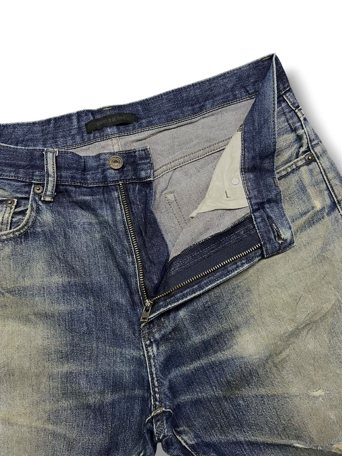 Uniqlo Vintage Uniqlo Japan - Faded Wash, Distressed Denim Size US 35 - 9 Thumbnail