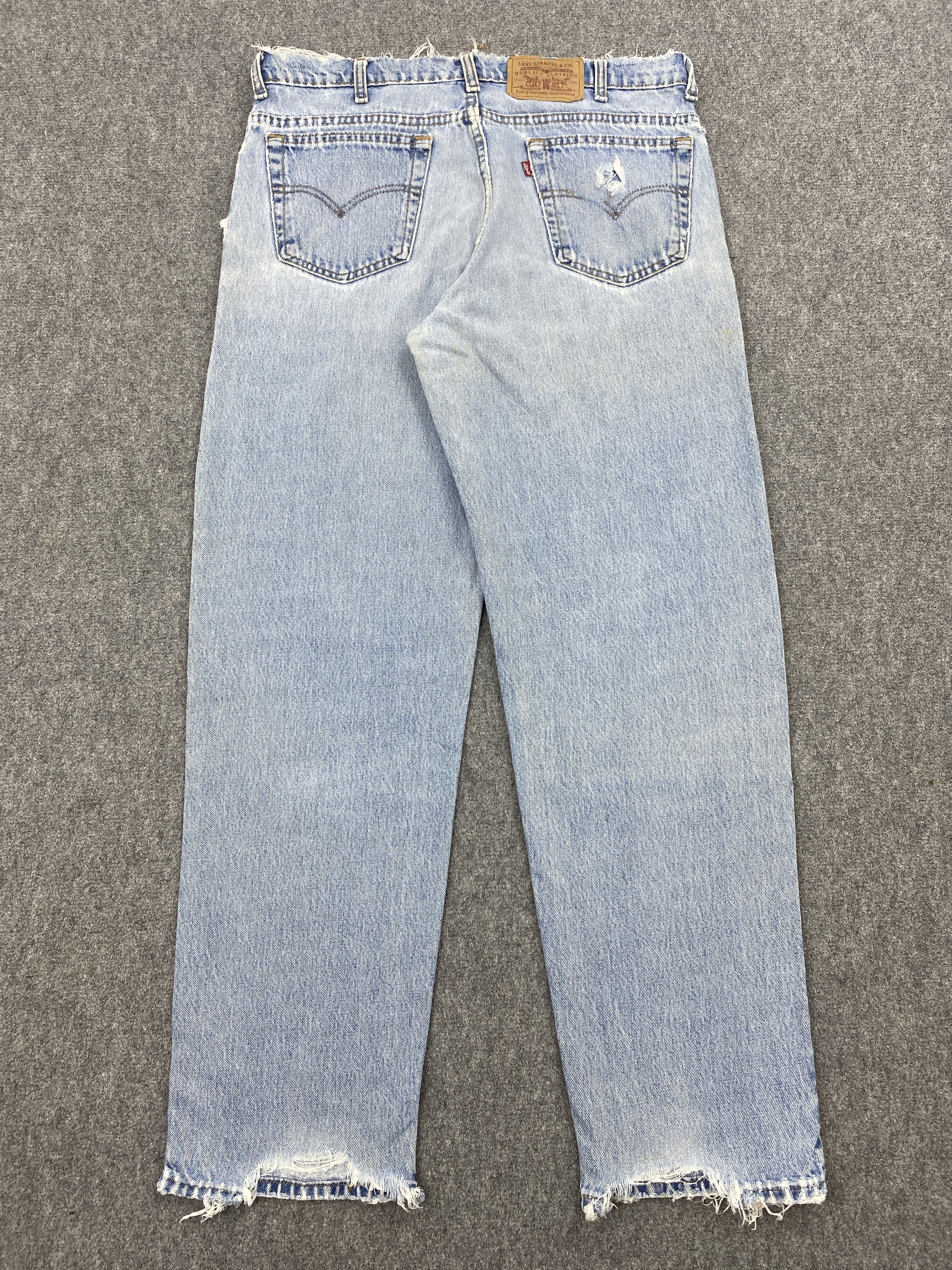 Levi's × Vintage Vintage 90s Levis 550 Light Washed Jeans Size US 34 / EU 50 - 3 Thumbnail