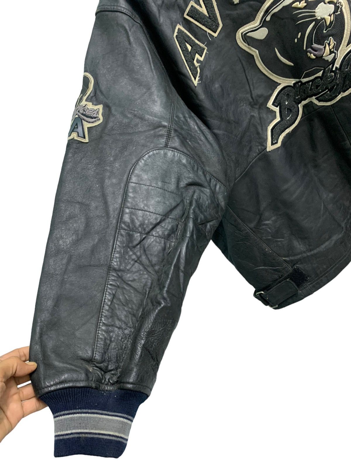 Avirex 🔥Vintage Avirex Black Aces (Oversized 3XL) Leather Jacket Size US XXL / EU 58 / 5 - 9 Thumbnail