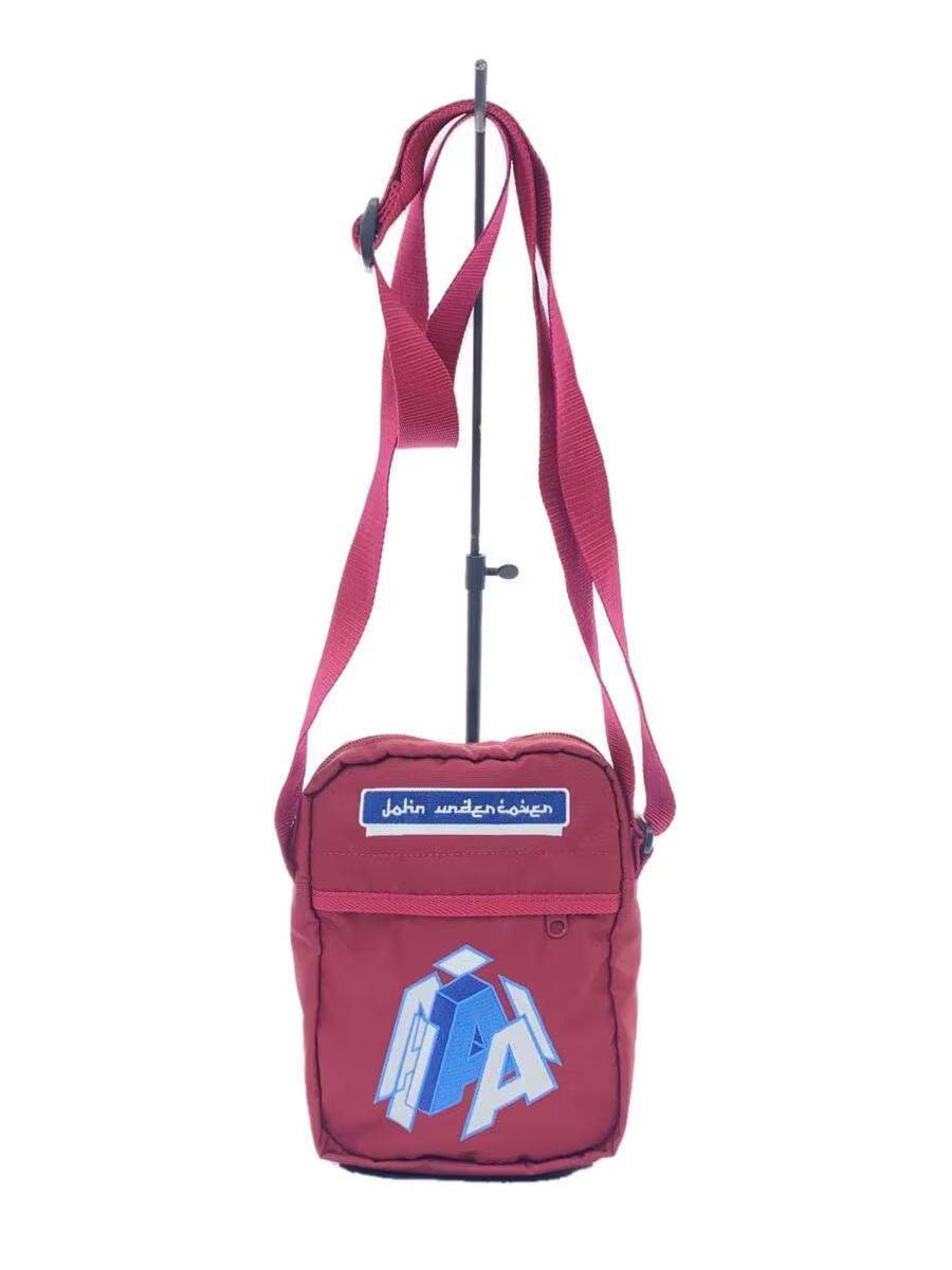 image of Undercover Arabic Logo Shoulder Bag in Burgundy, Men's