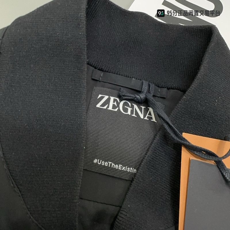 Ermenegildo Zegna Zegna FW22 Solid Zip Stand Collar Jacket. Size US S / EU 44-46 / 1 - 6 Thumbnail
