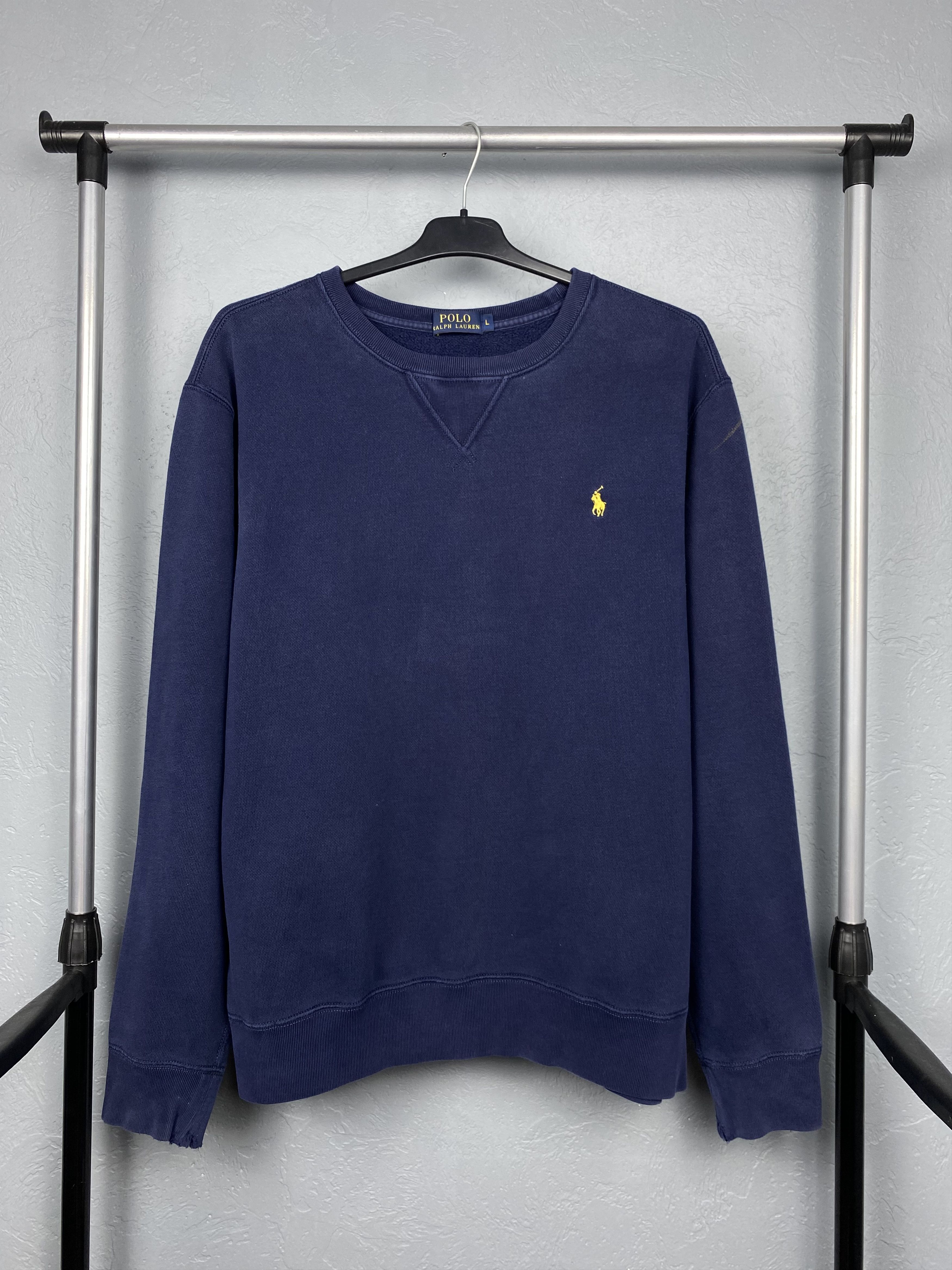 Polo Ralph Lauren Polo Ralph Lauren Vintage Distressed Mens Sweatshirt Y2K Size US L / EU 52-54 / 3 - 1 Thumbnail
