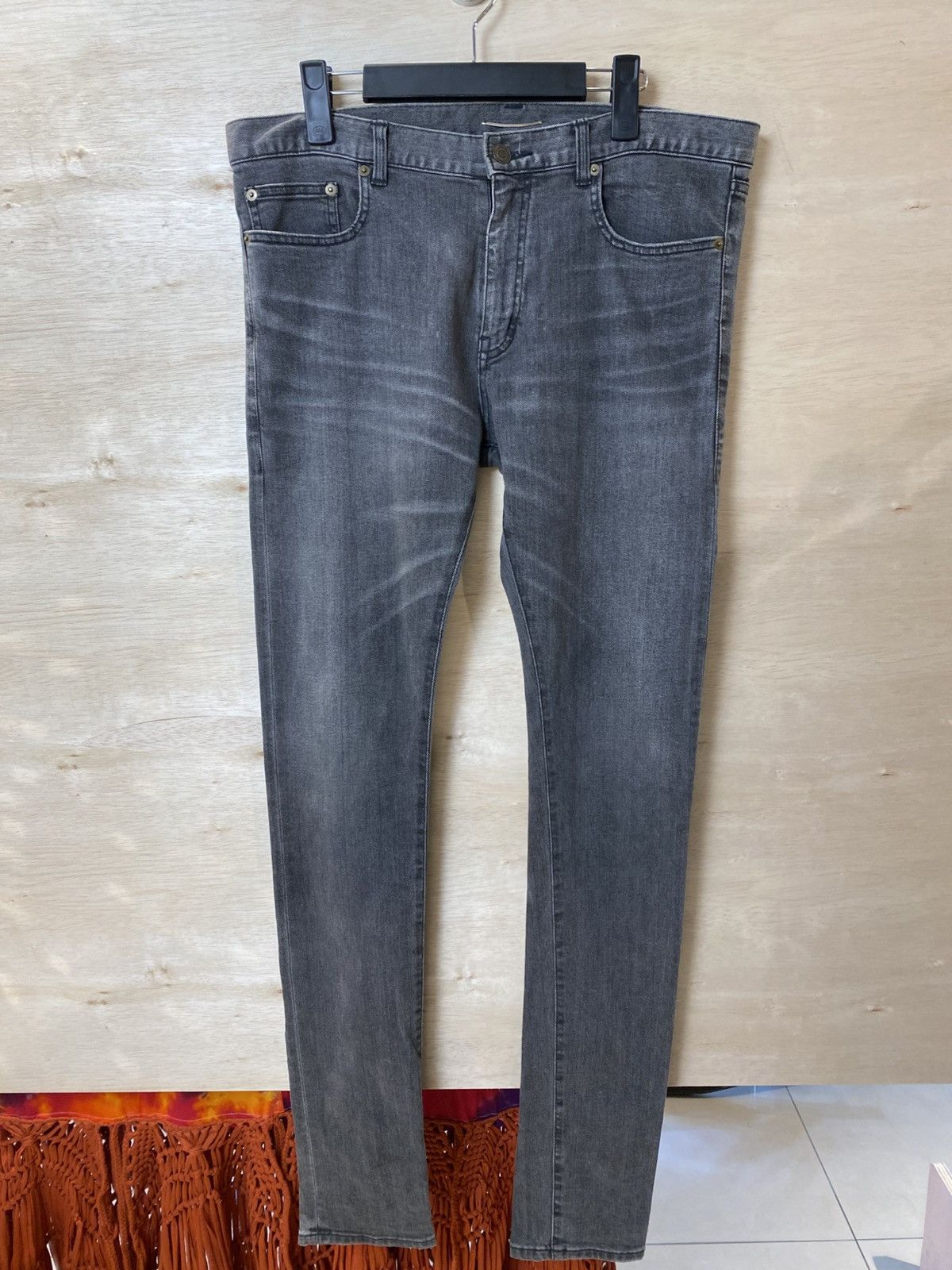 パンツ Saint Laurent Paris gray denim Saint Laurent Paris Saint Laurent 2013 DO2 Grey Skinny Jeans | Grailed