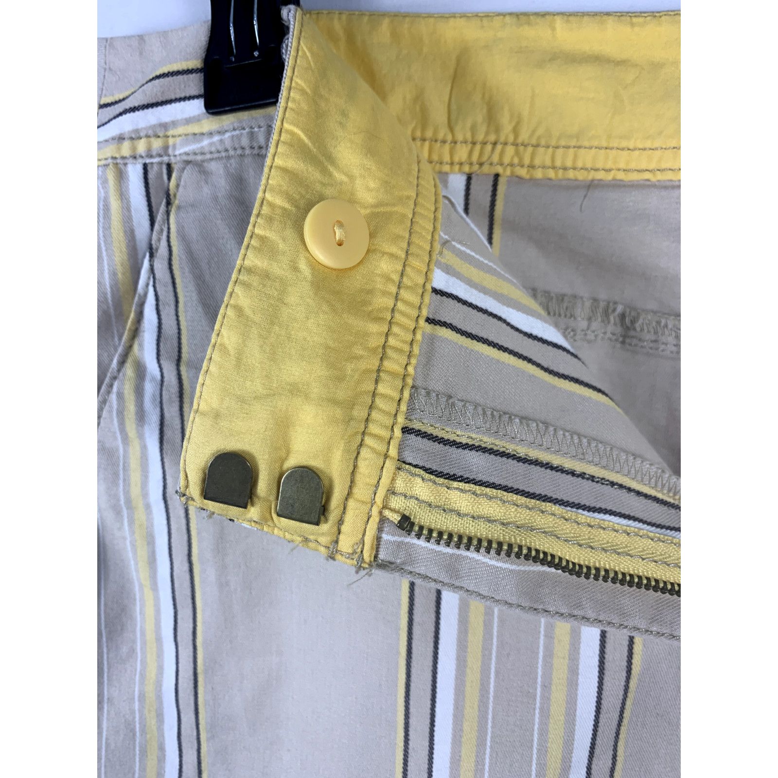 Ann Taylor Ann Taylor Loft Mini Skirt Women's Size 12 P Petites Striped Size 35" - 4 Thumbnail