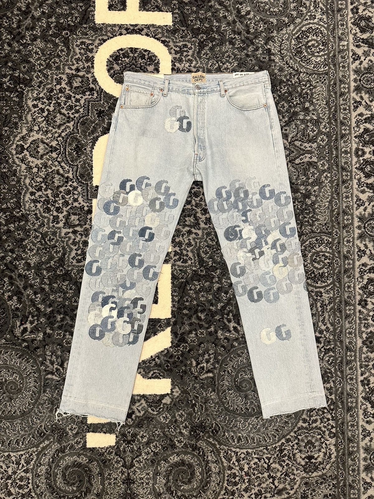 image of Gallery Dept Super G Patch 5001 Levi’S Vintage Denim in Blue, Men's (Size 36)
